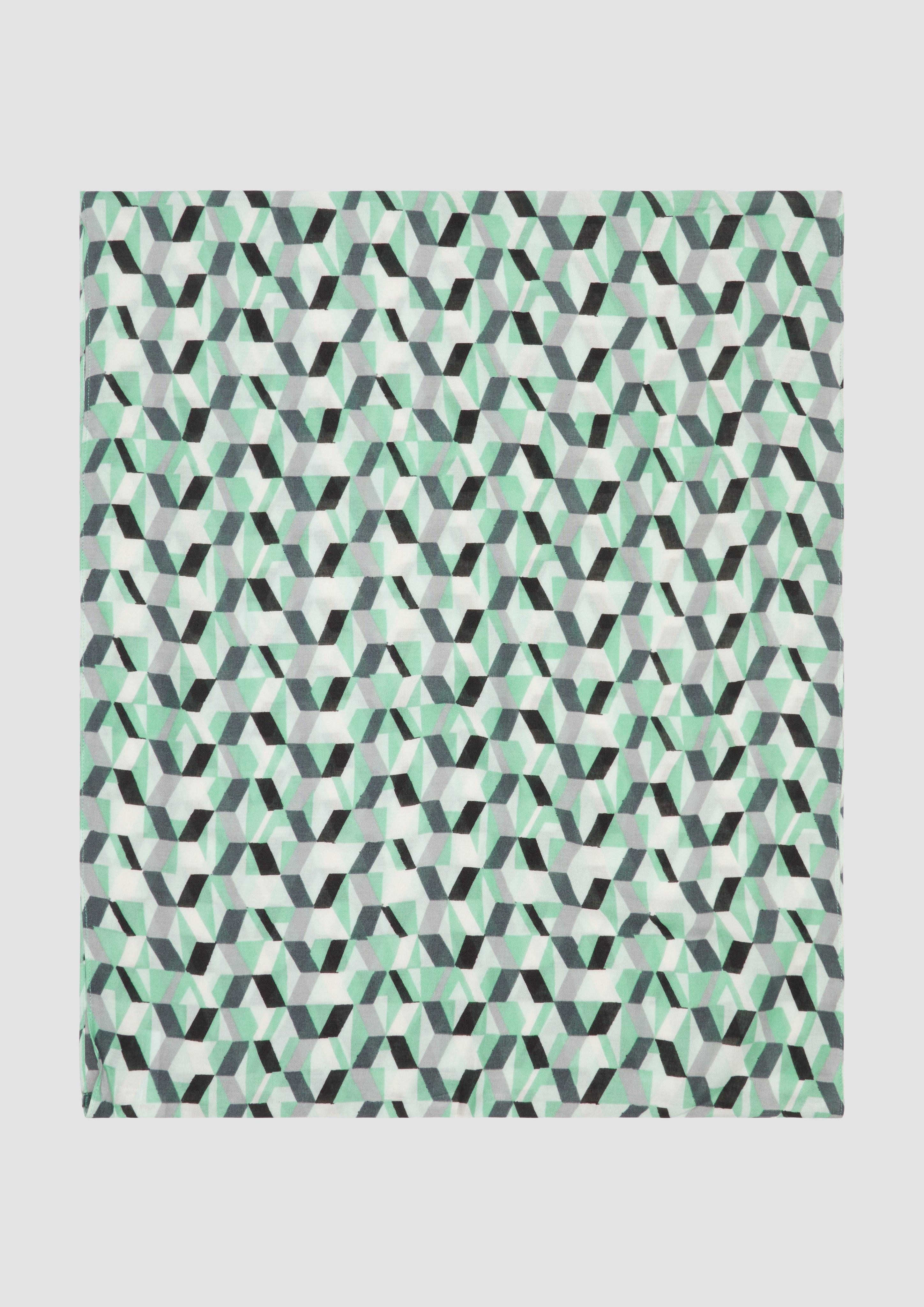 s.Oliver Halstuch Loop-Schal mit All-over-Grafikprint, Artwork günstig online kaufen