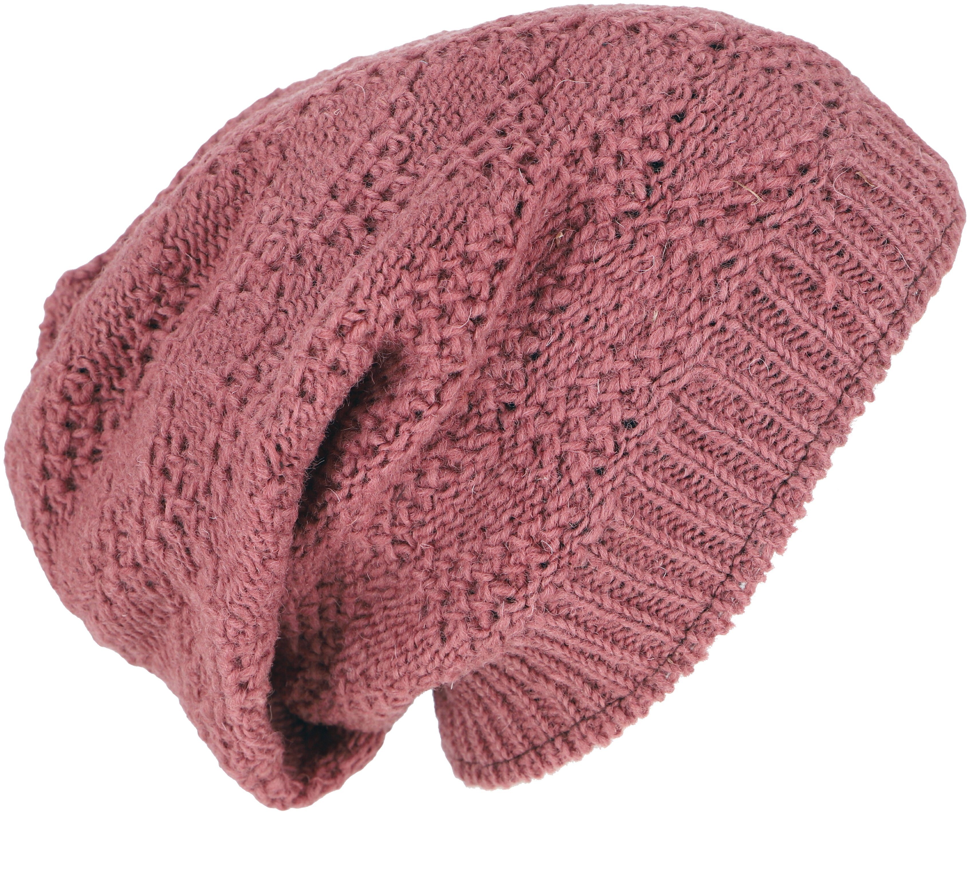 Handgestrickte Wollmütze Mit Zopfmuster, Strickmü Produktbild-Vorschau 11