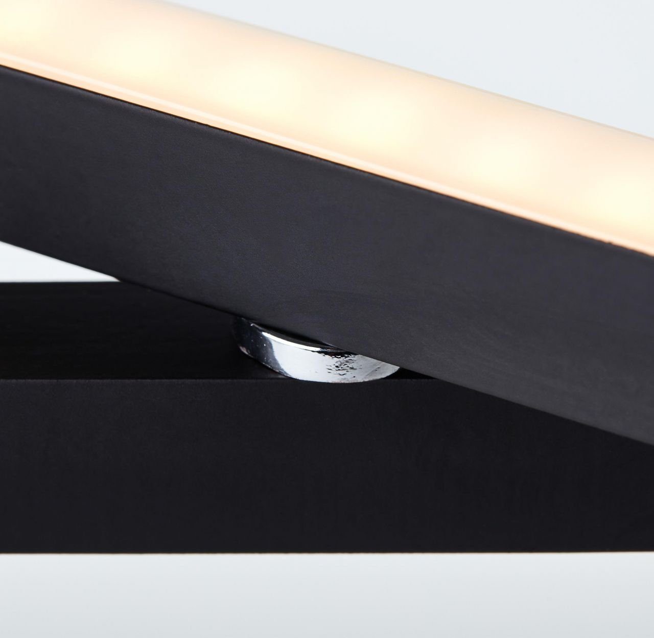 Brilliant Tischleuchte 2x Tischleuchte LED integriert, Ranut 3000K, LED schwarz, 9W LED Lampe, 2flg Ranut
