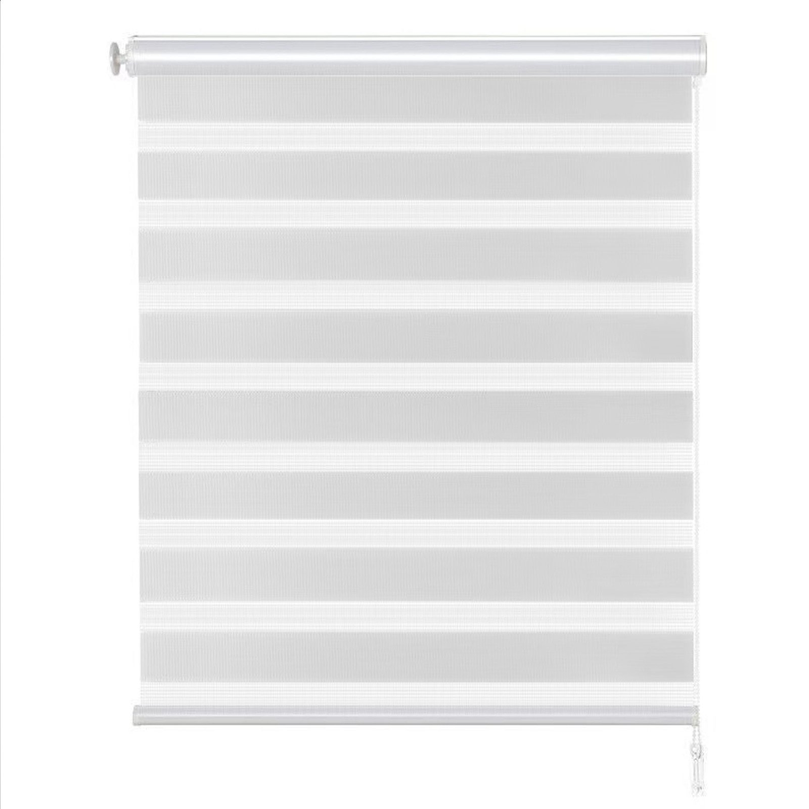 STILVORA Gardine Doppelrollo Jalousie Faltrollo Fensterrollo,Kettenzugrollo günstig online kaufen