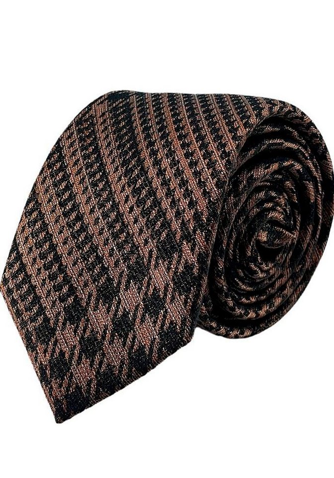ausgefallenem MONTI reiner Krawatte Herbst-Winter-Design aus mit Seide,