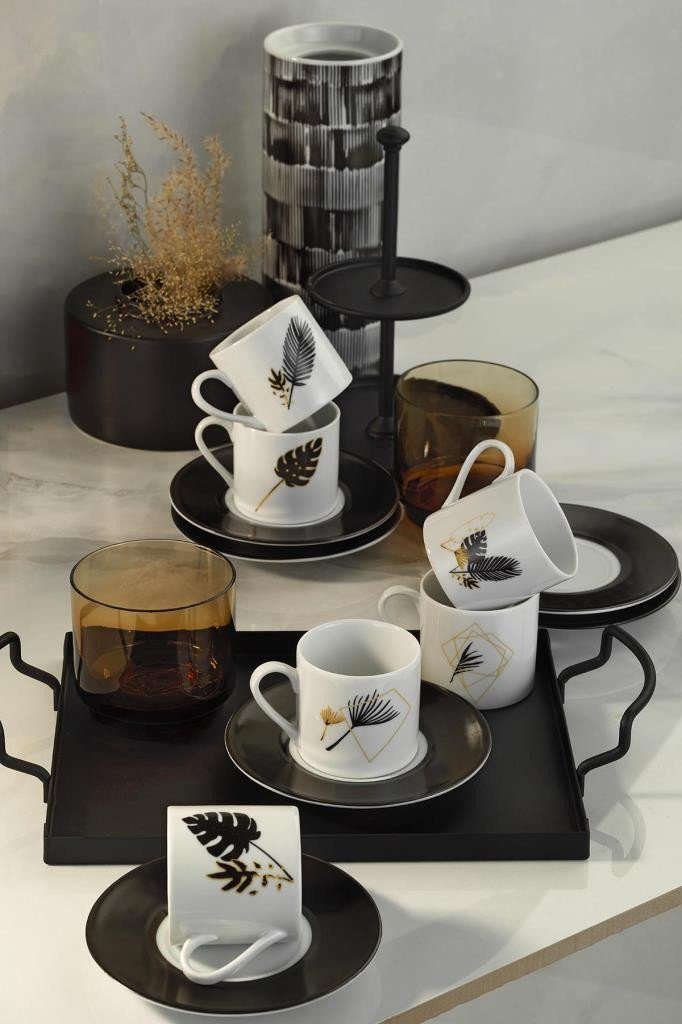 Hermia Concept Tasse BRS1601, Bunt, Kaffeetassen, 100% Porzellan