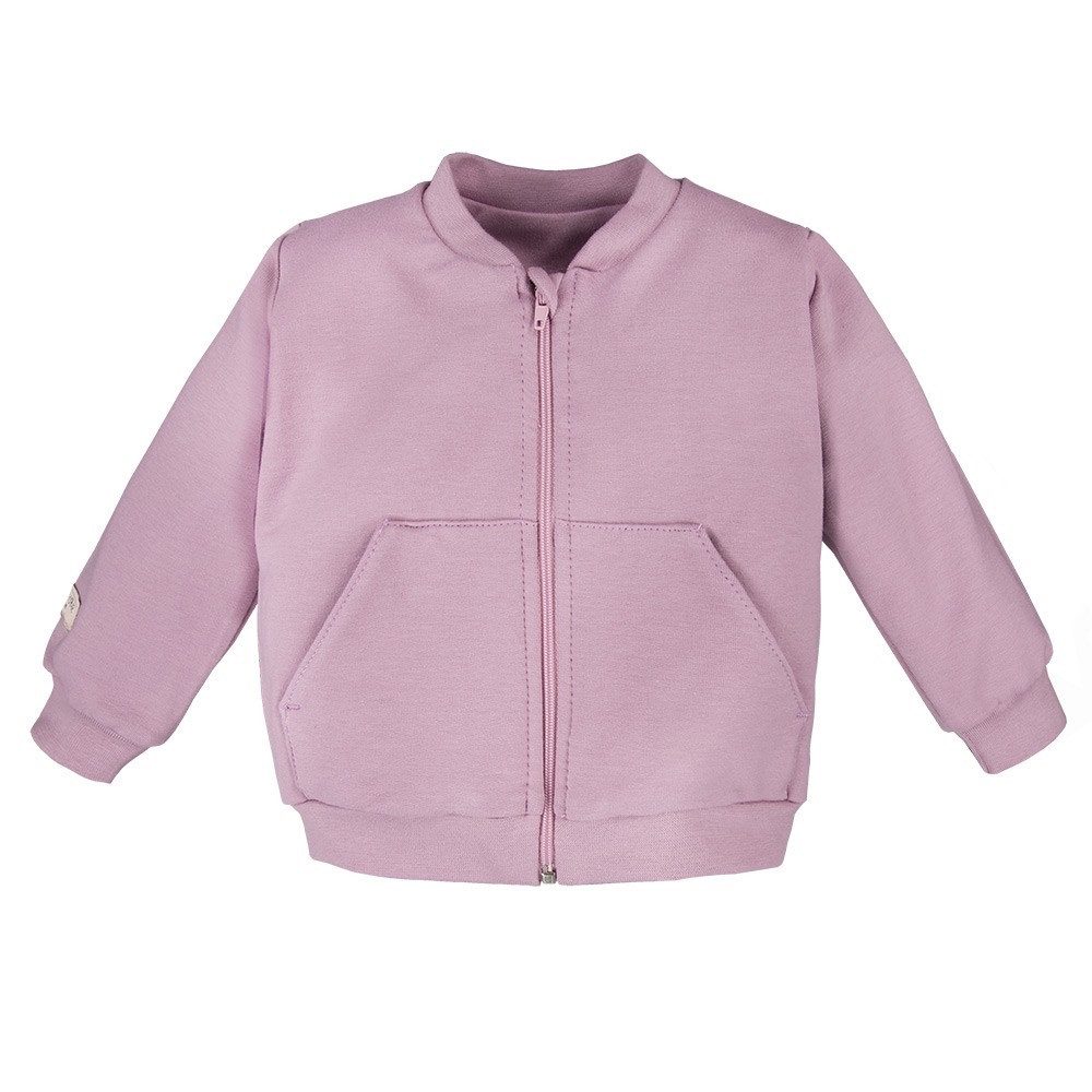 Eevi Sweatjacke Sweatjacke "SIMPLY COMFY"-Altrosa