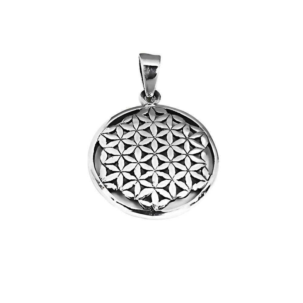 NKlaus Kettenanhänger 925 Sterling Silber Ketten Anhänger Blumen Des Leb