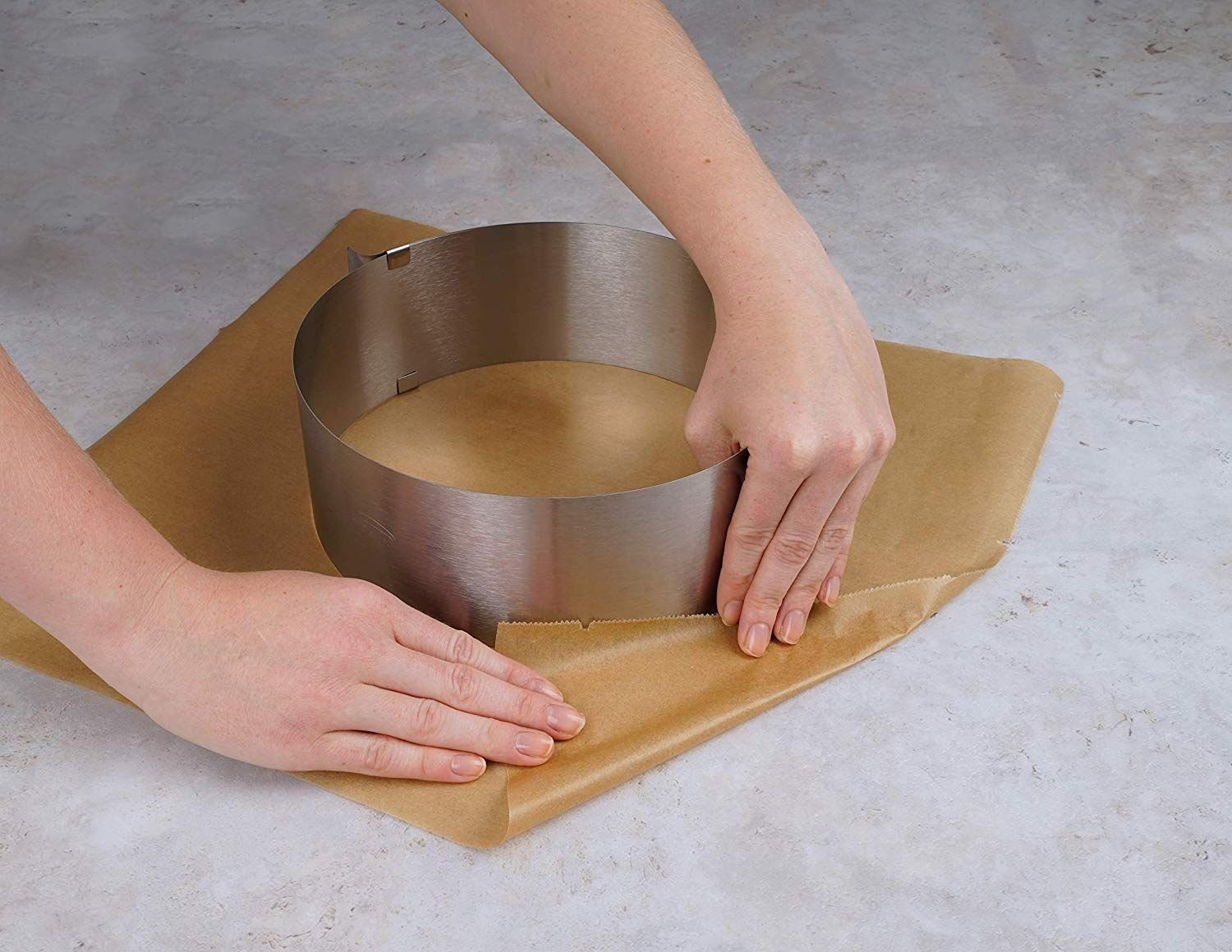 Dr. Oetker Küchenhelfer Tortenring Dr. Oetker - Tortenring Edelstahl Ø 16-30 x 8cm (1919) Torten, Edelstahl