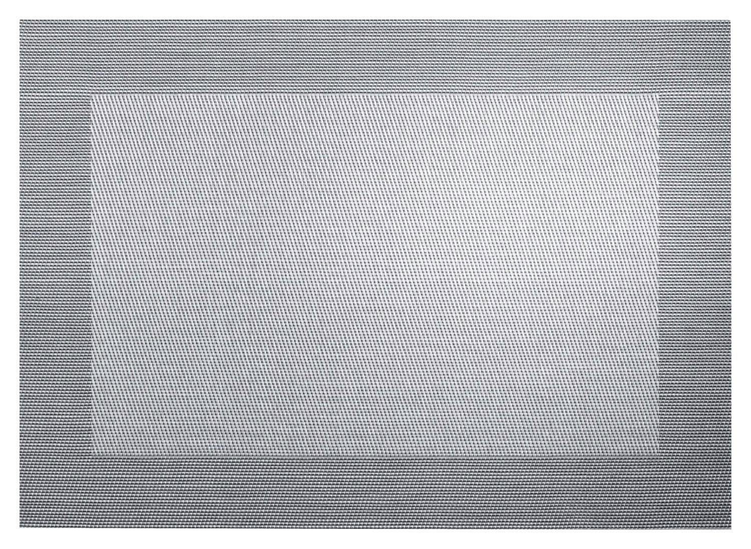 ASA SELECTION Platzset TABLE TOP, Tisch-Set, Silbergrau, Schwarz, B 33 cm, (1-St)