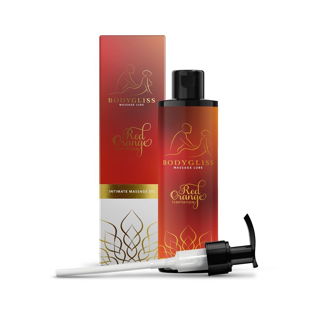 BODYGLISS Gleit- & Massageöl 2 in 1 Massageöl und Gleitmittel Blutorange - 150ml