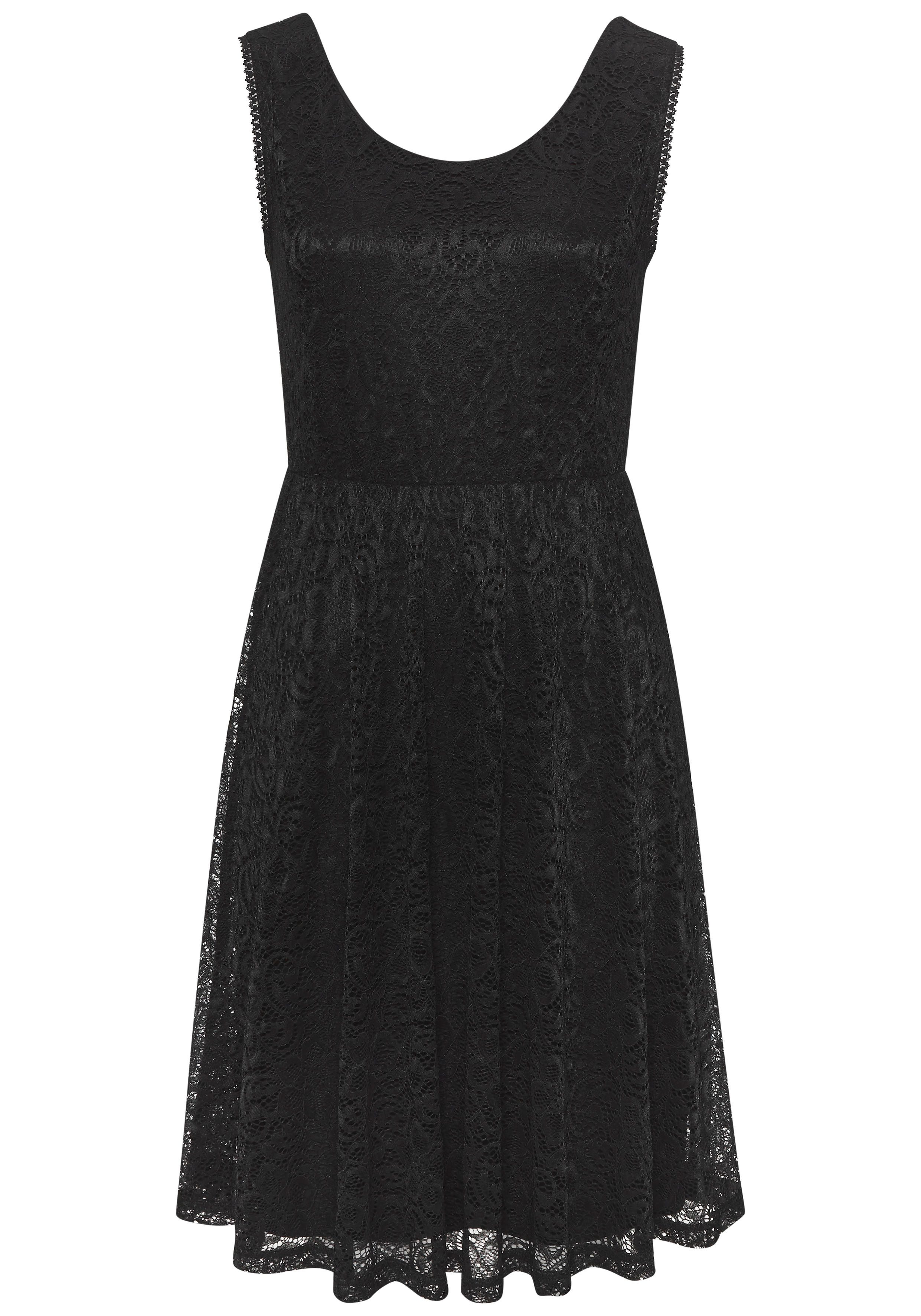 LASCANA Spitzenkleid mit breiten Trägern, elegantes Sommerkleid, festlich günstig online kaufen