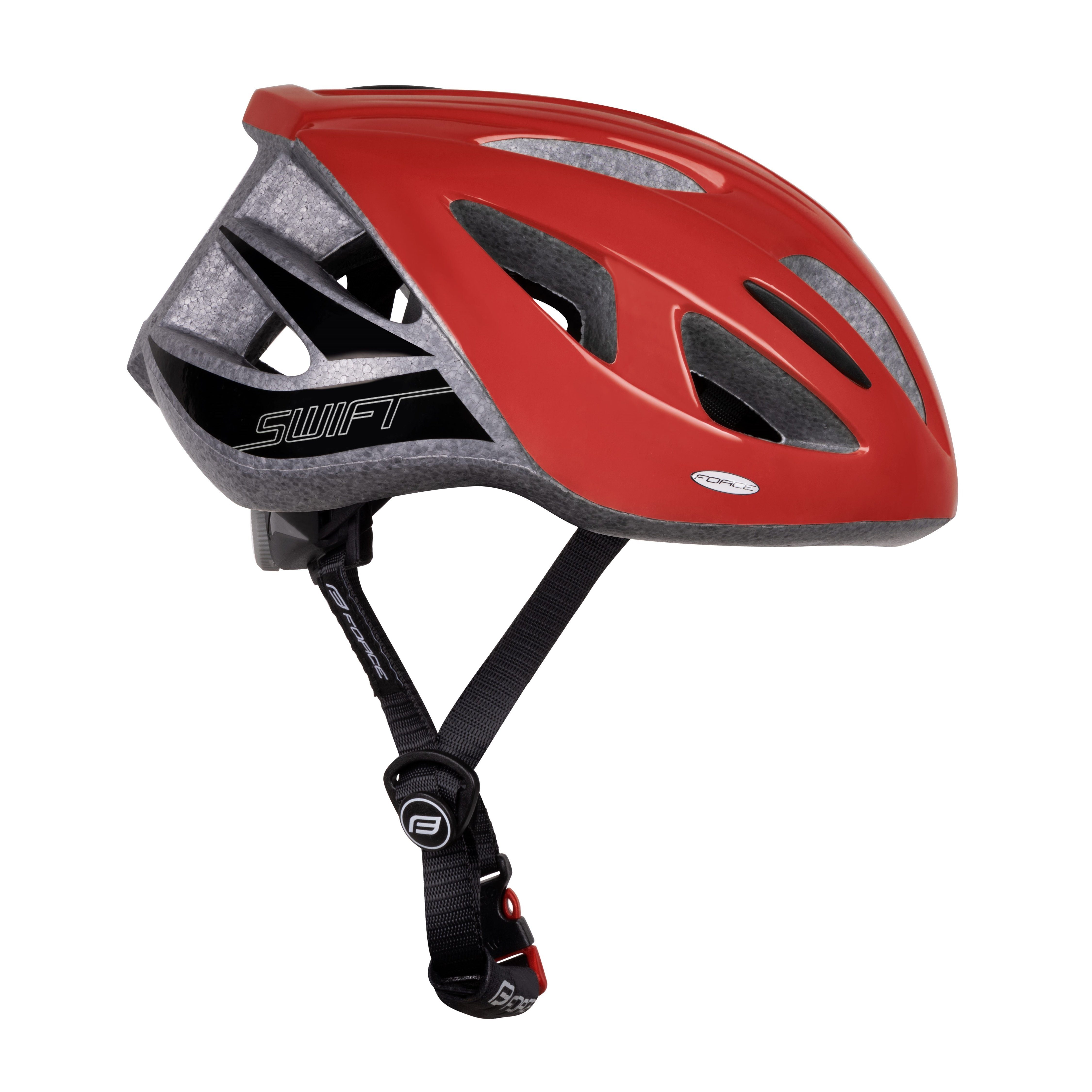 FORCE Fahrradhelm Helm rot FORCE SWIFT Gr. L-XL %%%
