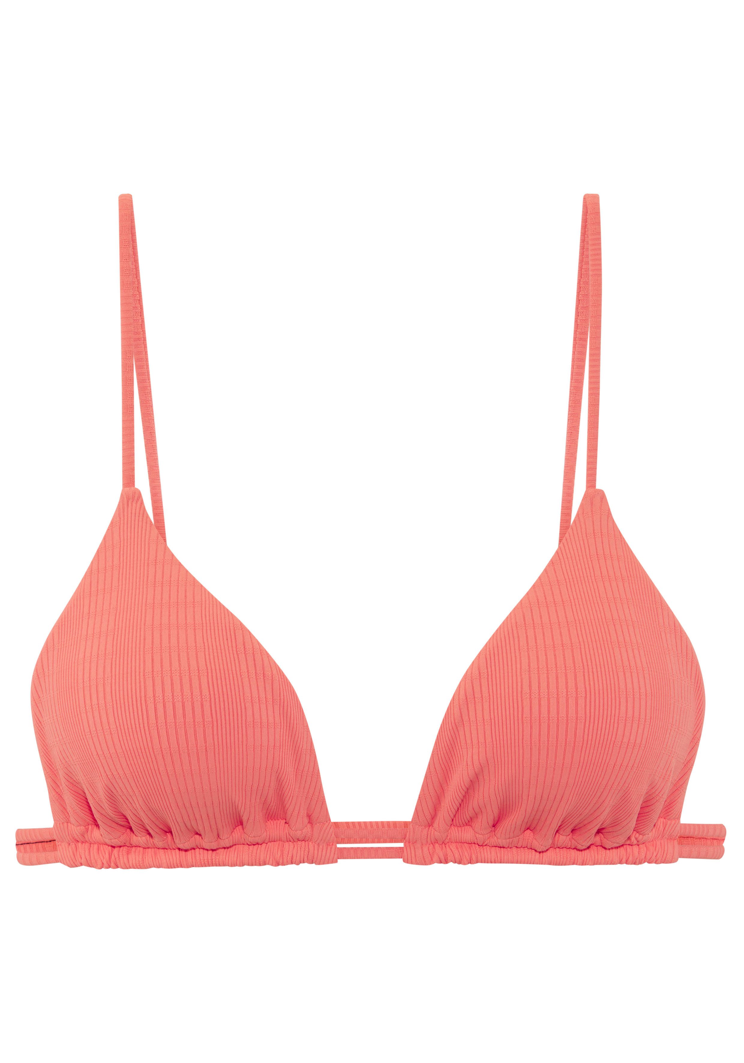 Copenhagen Studios Triangel-Bikini-Top Nela, aus modischer Strukturware