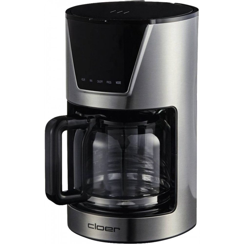 Cloer Filterkaffeemaschine 5257, Papierfilter, Elegantes Edelstahl-Design