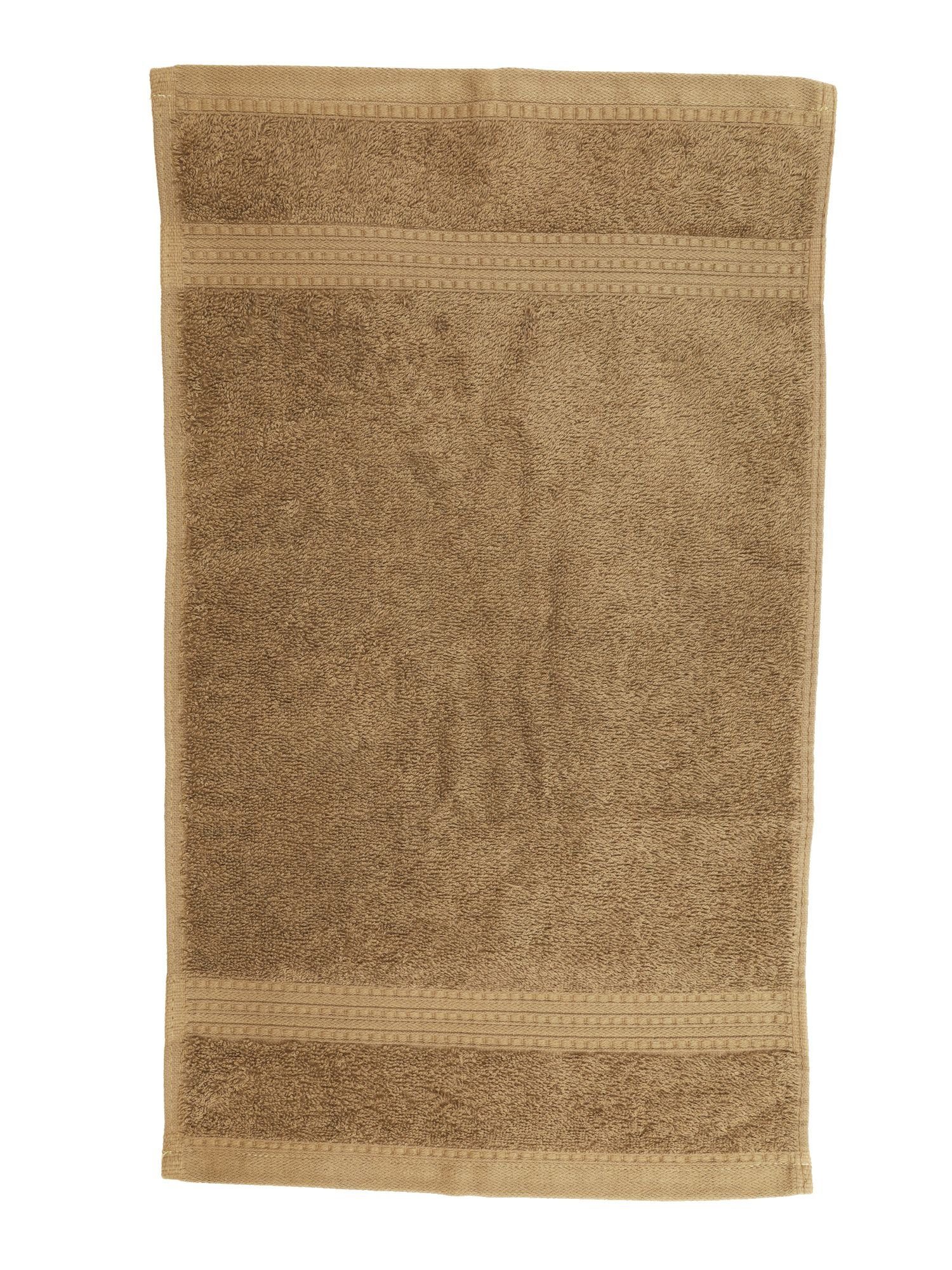 Bio-Baumwolle 100 Julie Handtuch Julsen (1-St) 1-Handtuch-Walnuss-Handtuch 50 cm, x