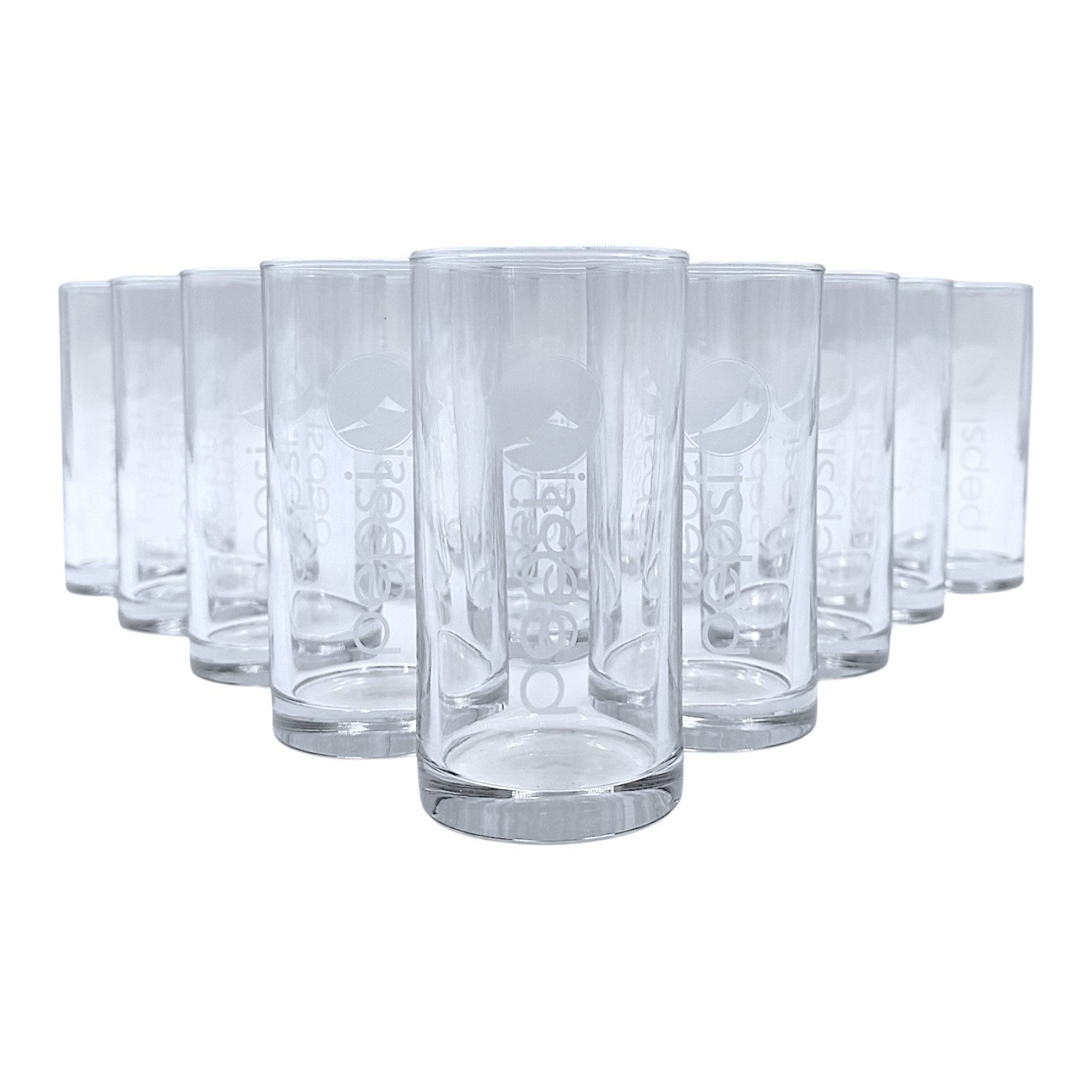 Pepsi Glas 0,2 l – original Rastal Glas für Softdrinks & Erfrischungsgetränke, Spülmaschinengeeignet & robust