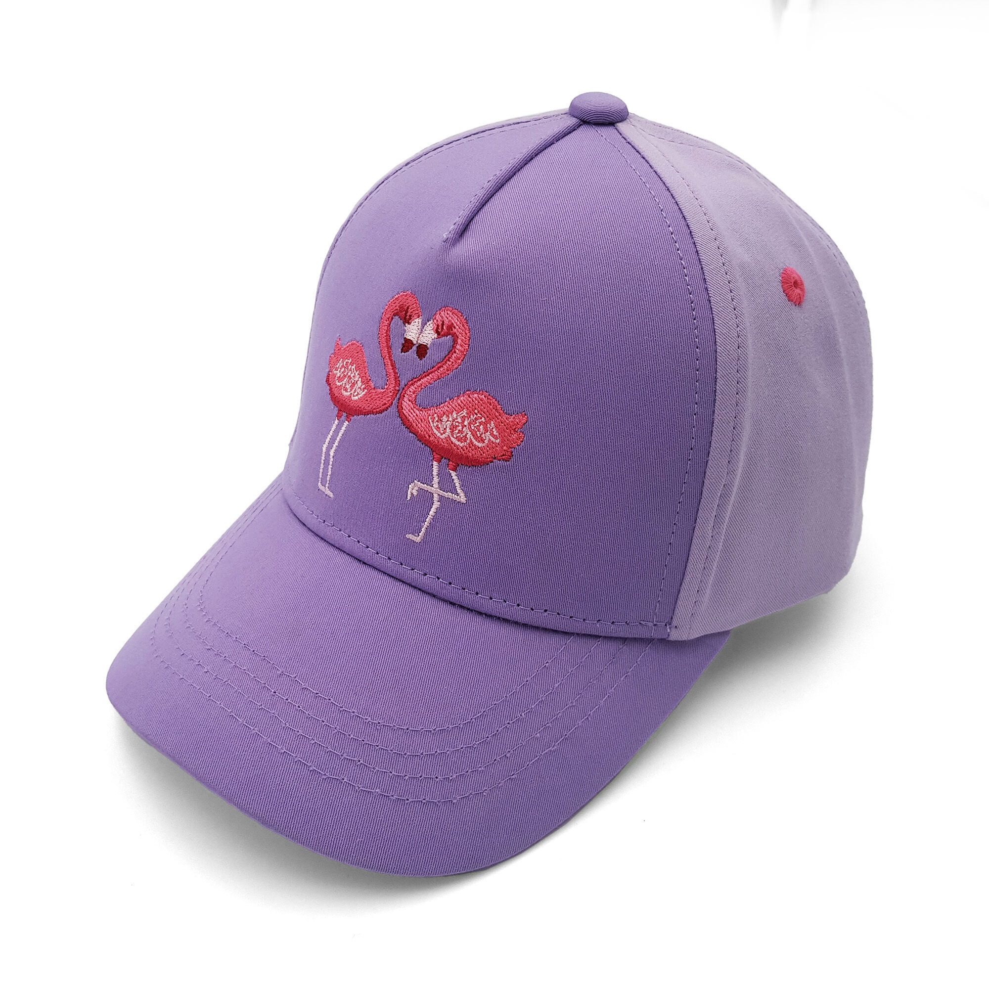 Baseball Cap KIDS GIRL-Cap, Flamingo Stickerei, Klettverschluß