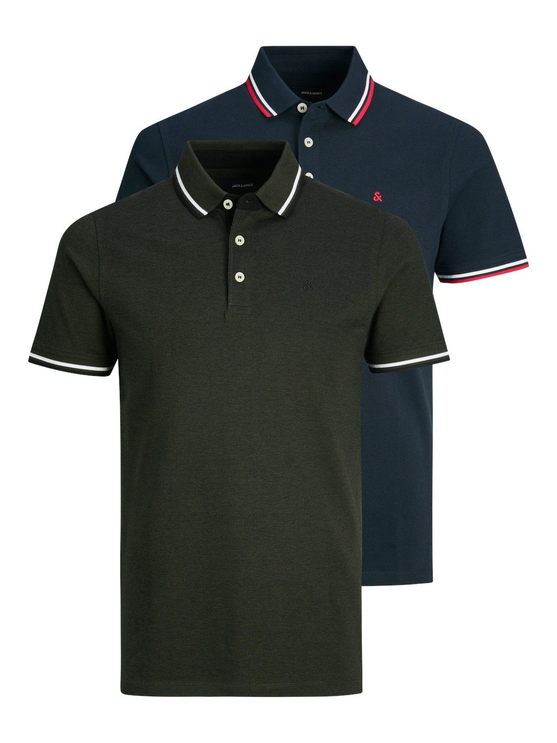 Poloshirt JJEPAULOS POLO SS 2PK MP NOOS