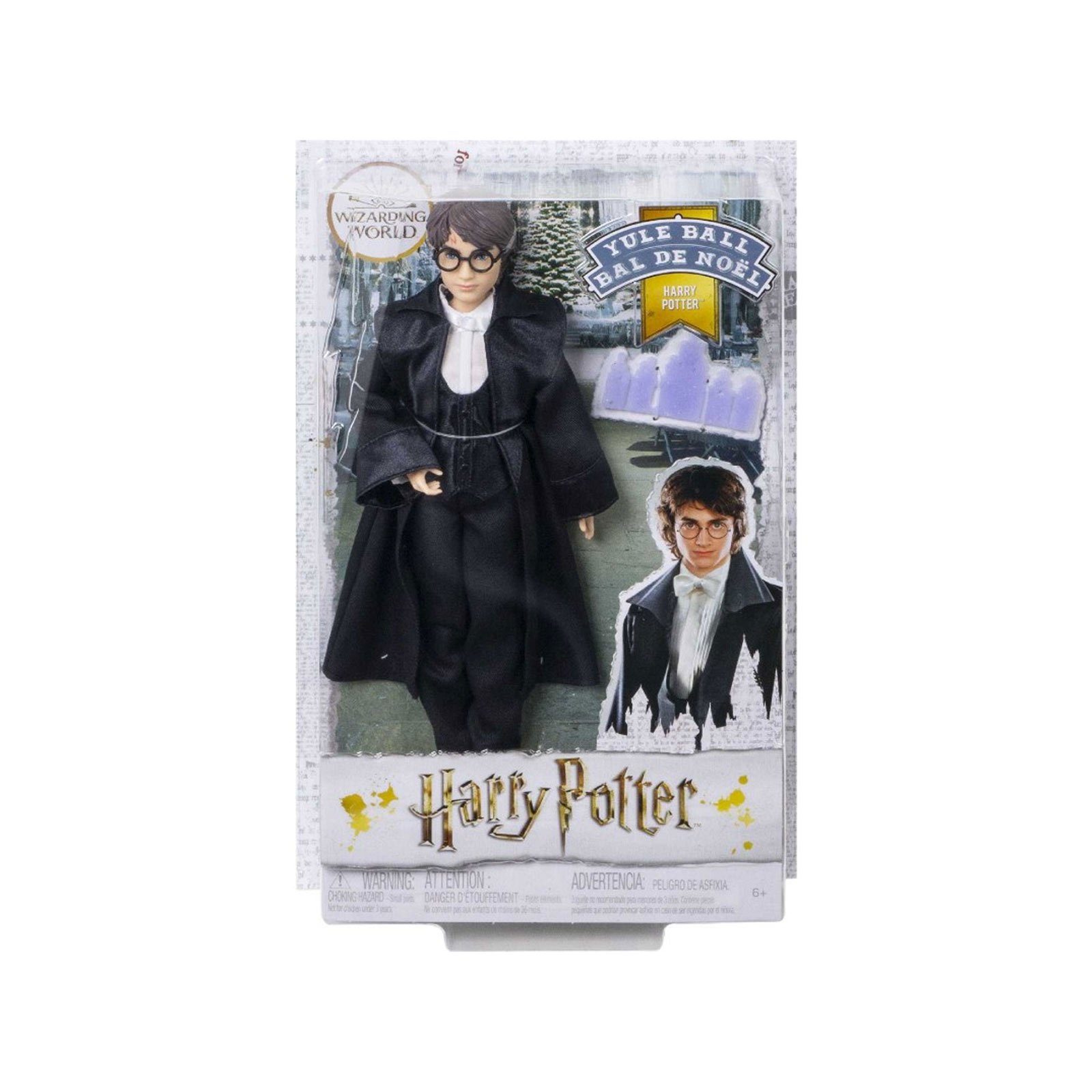 Mattel® Anziehpuppe Mattel GFG13 Harry cm 27 Weihnachtsball, mit Potter Festumhang, Puppe