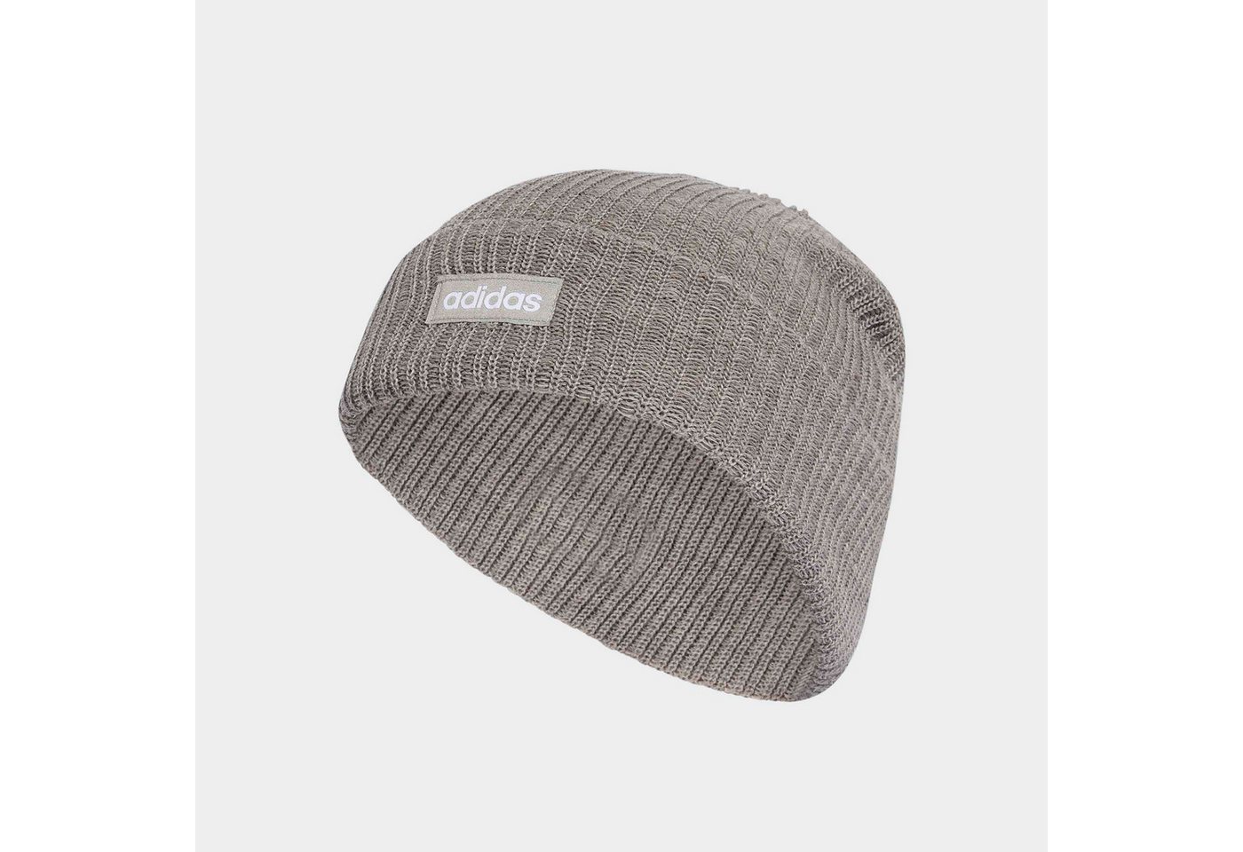 adidas Sportswear Beanie LINEAR BEANIE, BÜNDCHEN mit umgeschlagenem Bündchen, schlichtes Design, zeitlose Silhouette