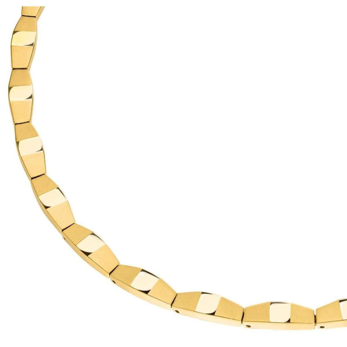 Boccia Gliederkette 08106-02, für Damen-Kette Collier Titan vergoldet