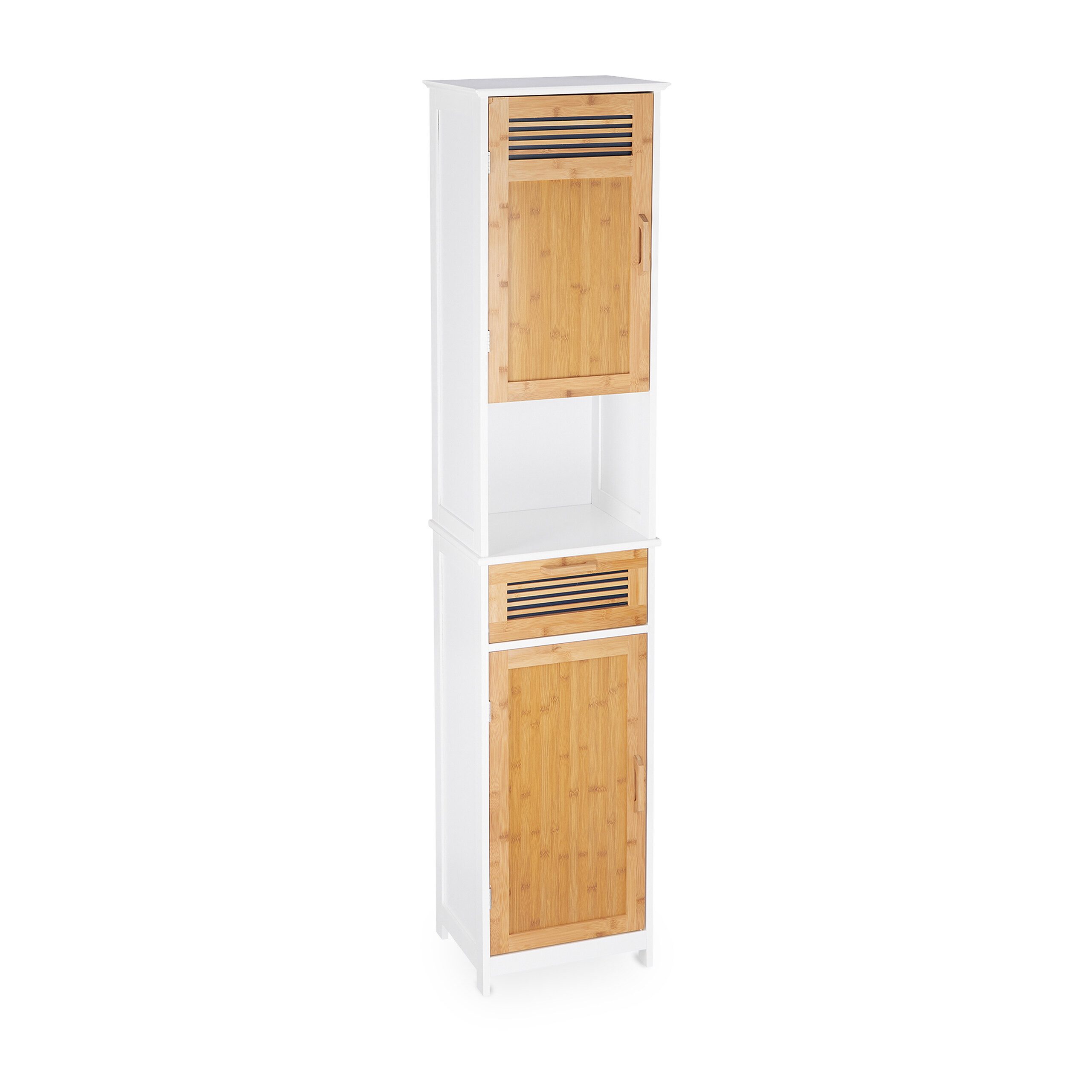 relaxdays Badregal Badschrank hoch, 1-tlg.