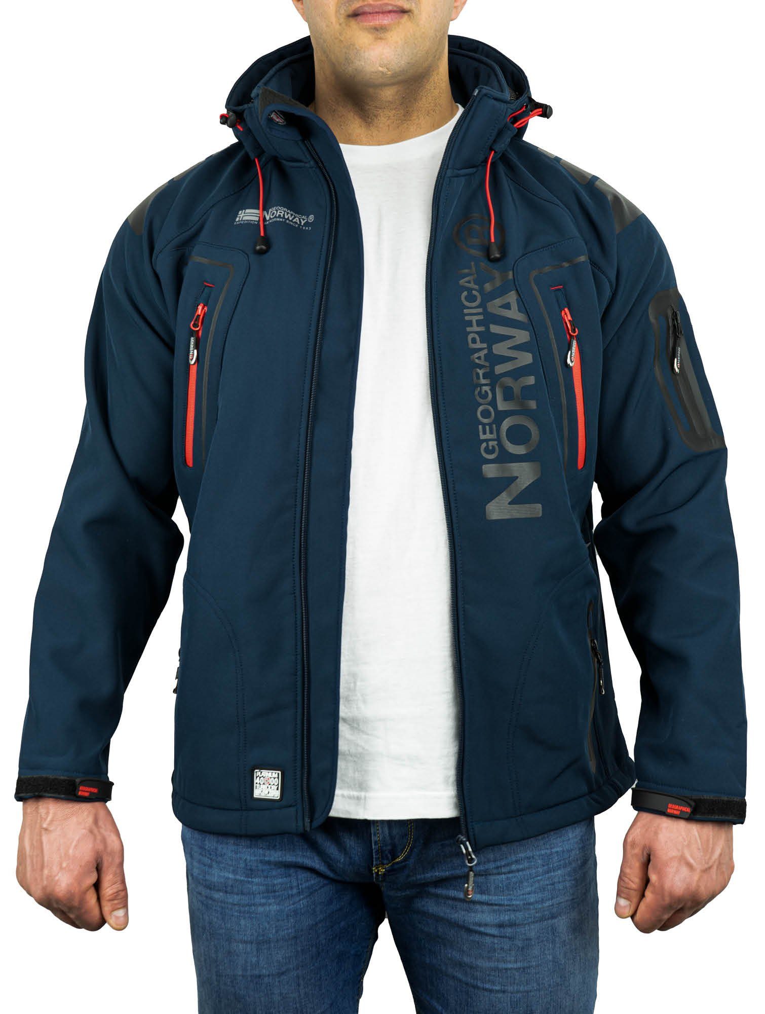 Softshelljacke Herren – leichte wasserabweisende Übergangsjacke für Frühling