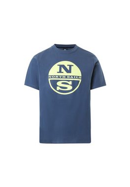 North Sails T-Shirt T-Shirt mit Maxi-Logo-Aufdruck mit klassischem Design
