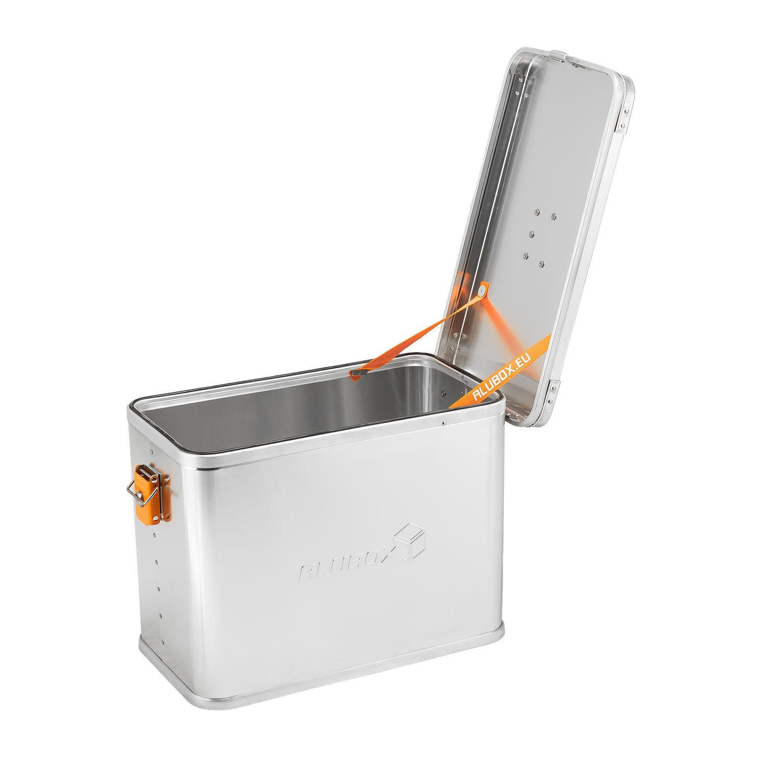 ALUBOX Aufbewahrungsbox Outdoor Transportkiste wasserdicht (32 Liter), silikonierte Innenfugen - wasserdichte Nieten
