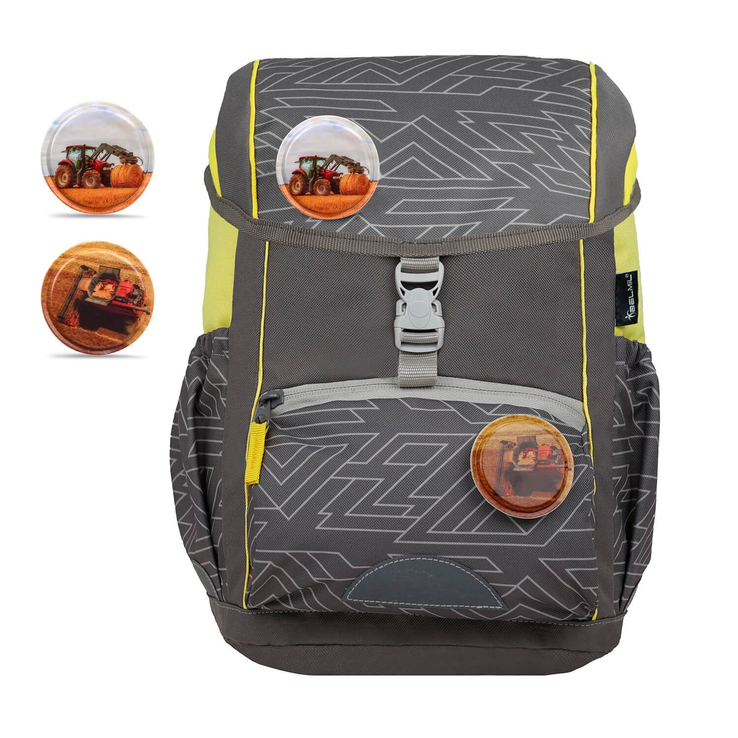 Belmil Minirucksack Kiddy Sporty Kindergartenrucksack Funride 3-6 Jährige Kinder Rucksack
