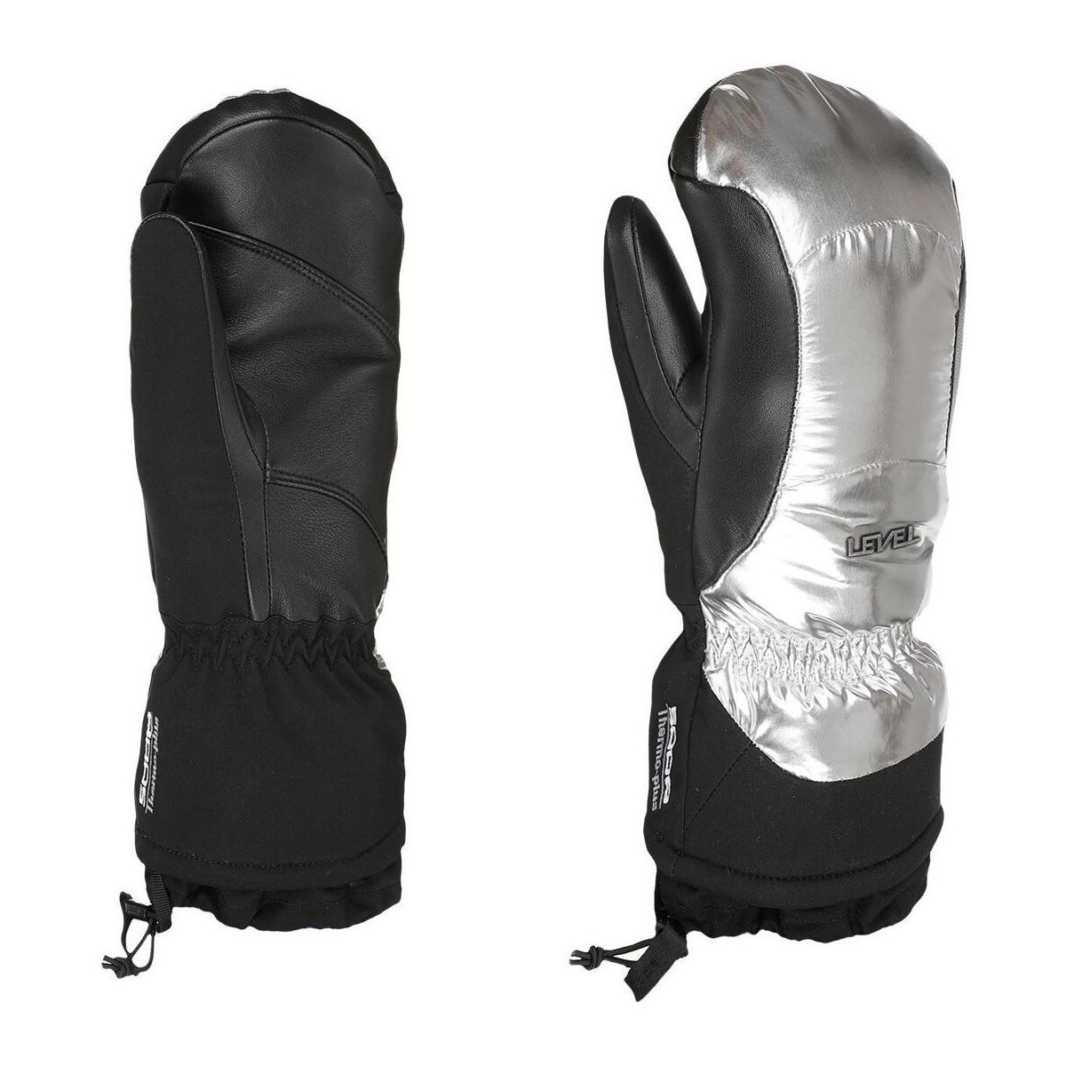 Level Skihandschuhe Flames Mitten Wasserdichter Fäustling mit Thermoplus 5000-Zertifizierung, perfekt
