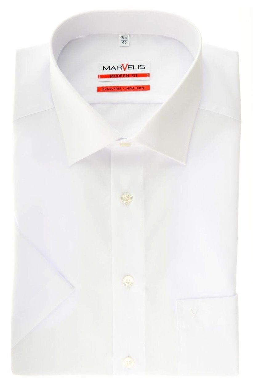 MARVELIS Kurzarmhemd MODERN FIT - Kurzarmhemd keine