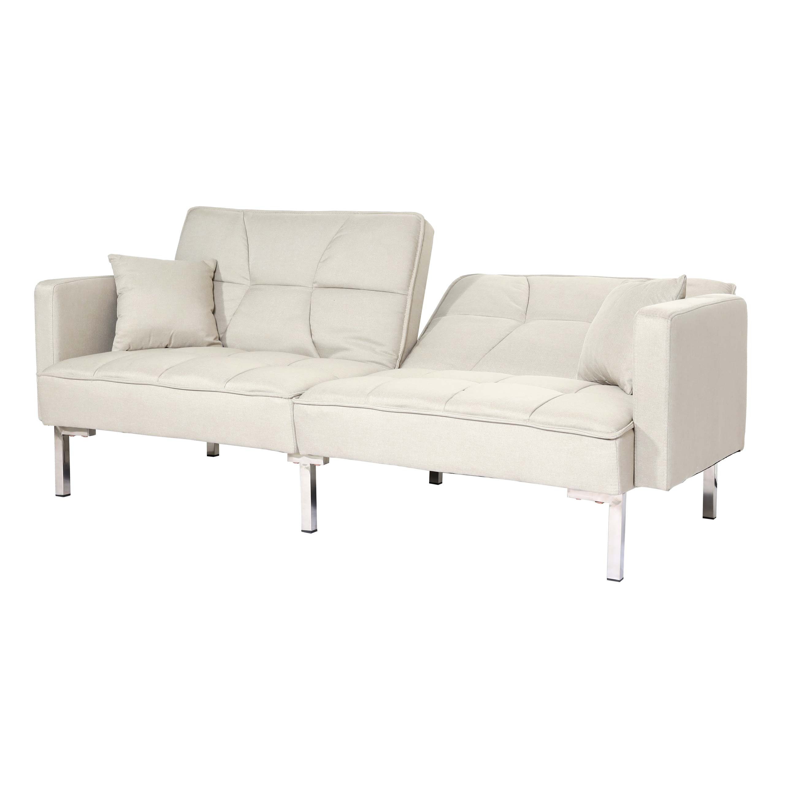 Dekorative kg | creme-beige Maximale Inklusive 250 Kissen MCW-K65, MCW Schlafsofa Belastbarkeit: Ziernaht, 2 beige