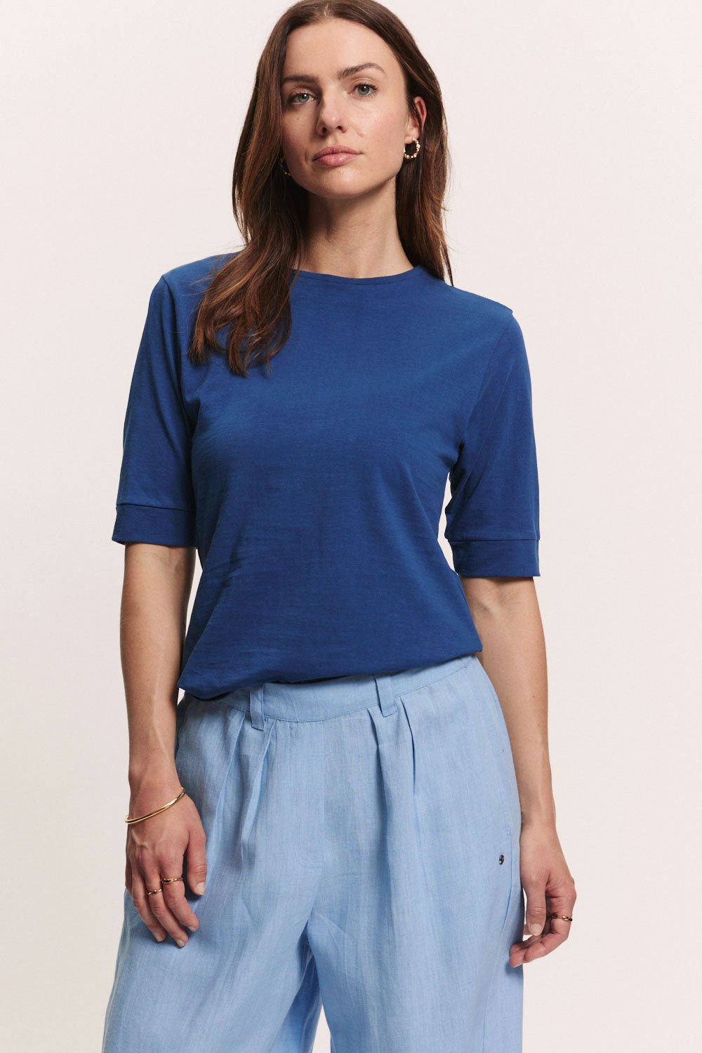 T-Shirt Slub Jerseyshirt Lottee aus Bio-Baumwolle