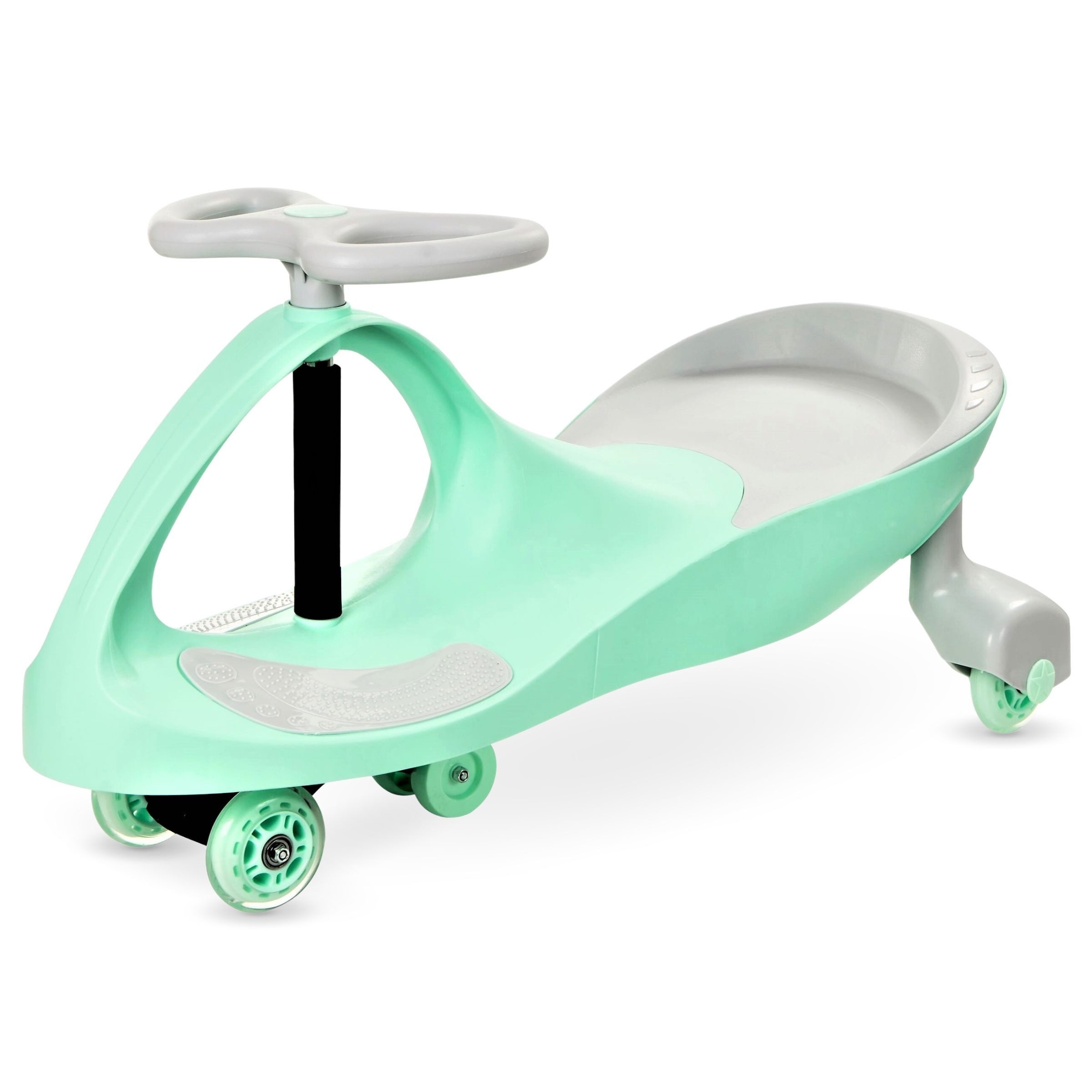 TWISTCAR Tretfahrzeug Kinderfahrzeug TwistCar – Pastelove Mintgrün Leuchtende Räder