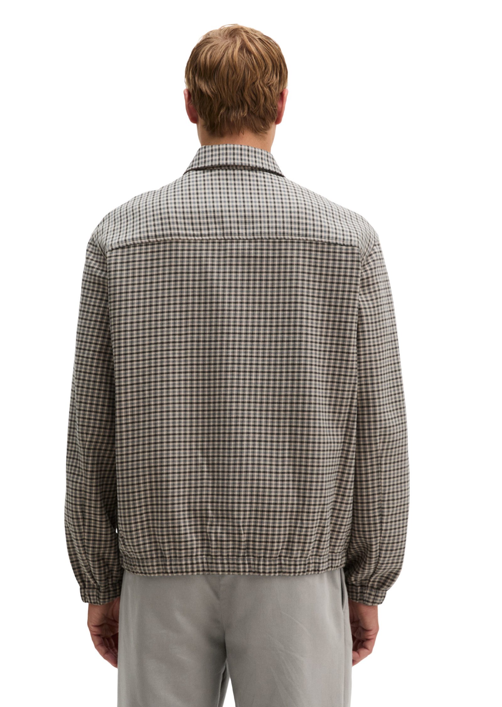 Marc O'Polo Hemdjacke aus Bio-Baumwoll-Twill, Overshirt – Bild 4 von 5