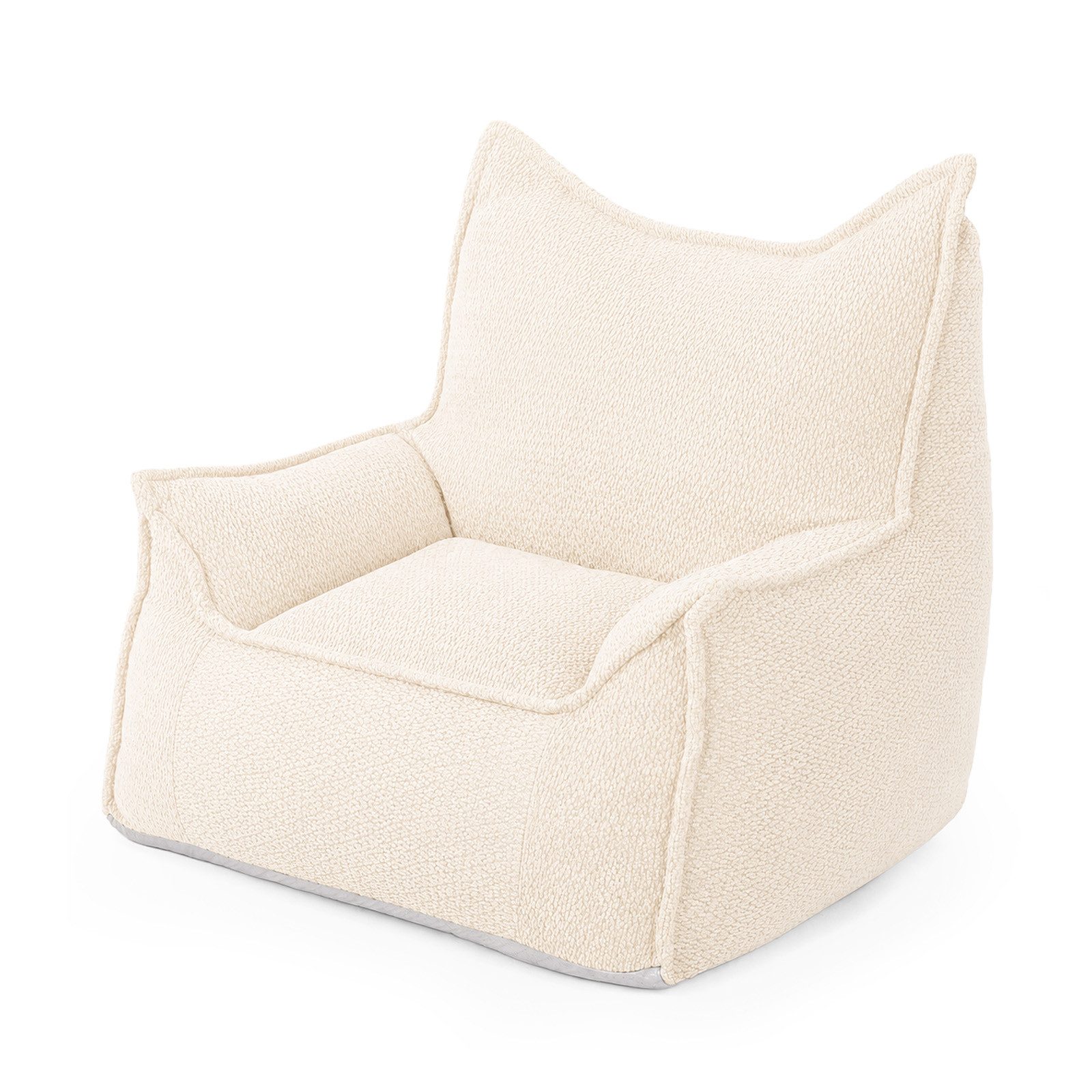 Youyijia Gartenlounge-Sessel Kinder Sitzsack Sessel für Erwachsene, Bodensessel mit Armlehnen