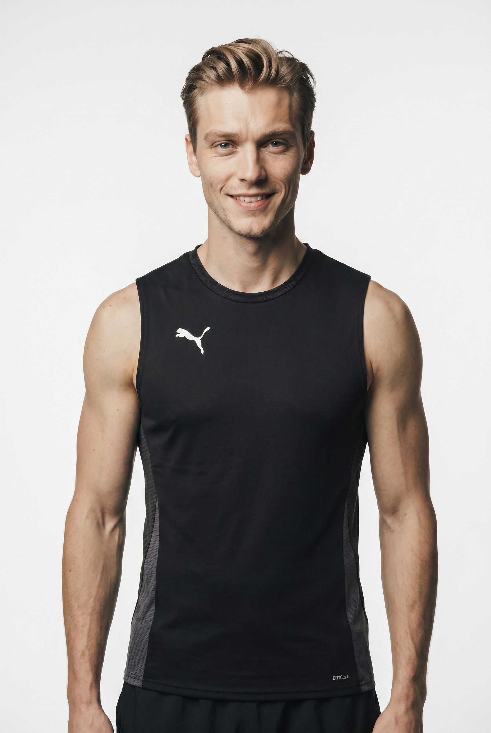 PUMA Fußballtrikot TEAMGOAL SLEEVELESS JERSEY für Fußball, ärmellos, sportlicher Stil, aus Interlock-Material