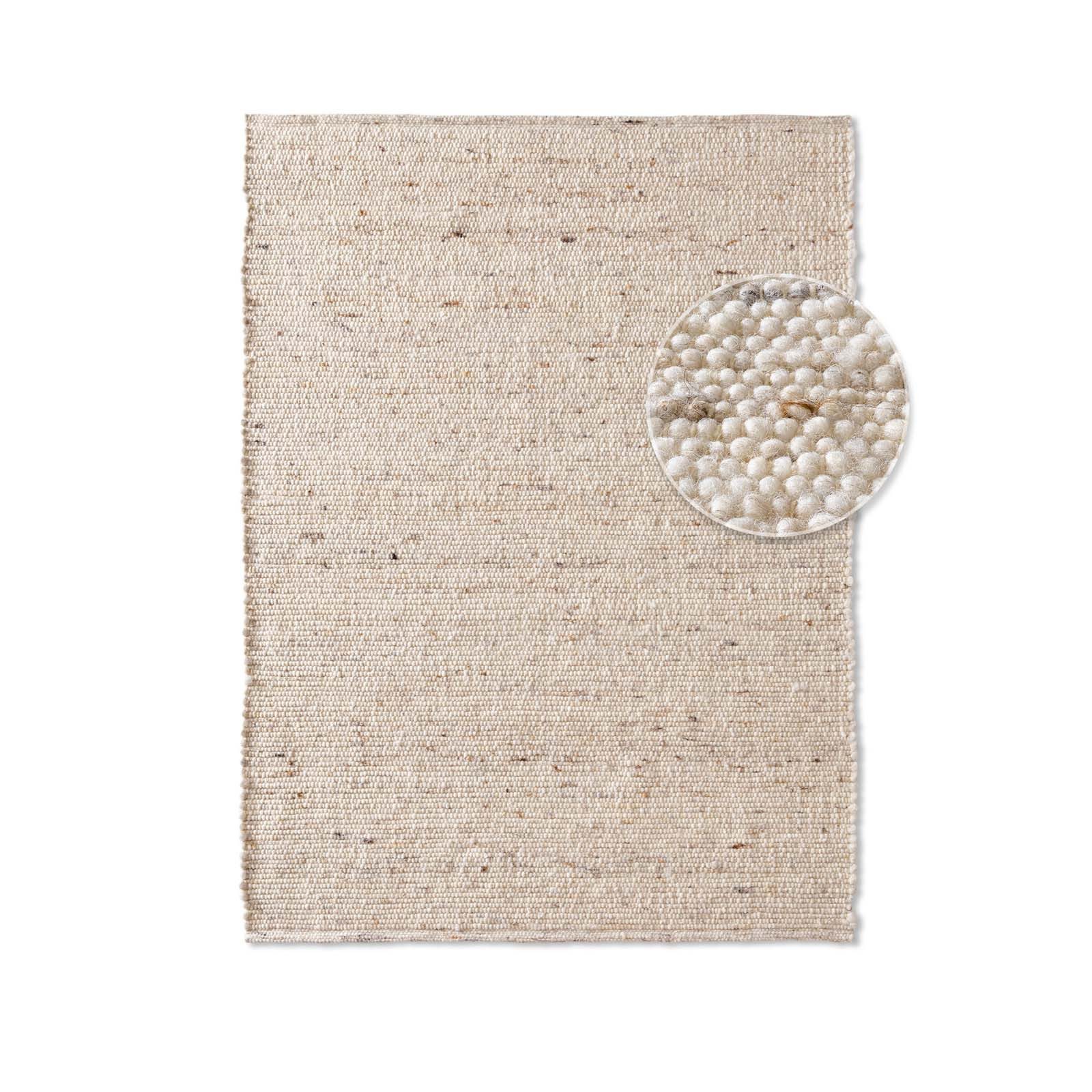 TaraCarpet Wollteppich TaraCarpet Handwebteppich Malmoe, rechteckig, Höhe: günstig online kaufen