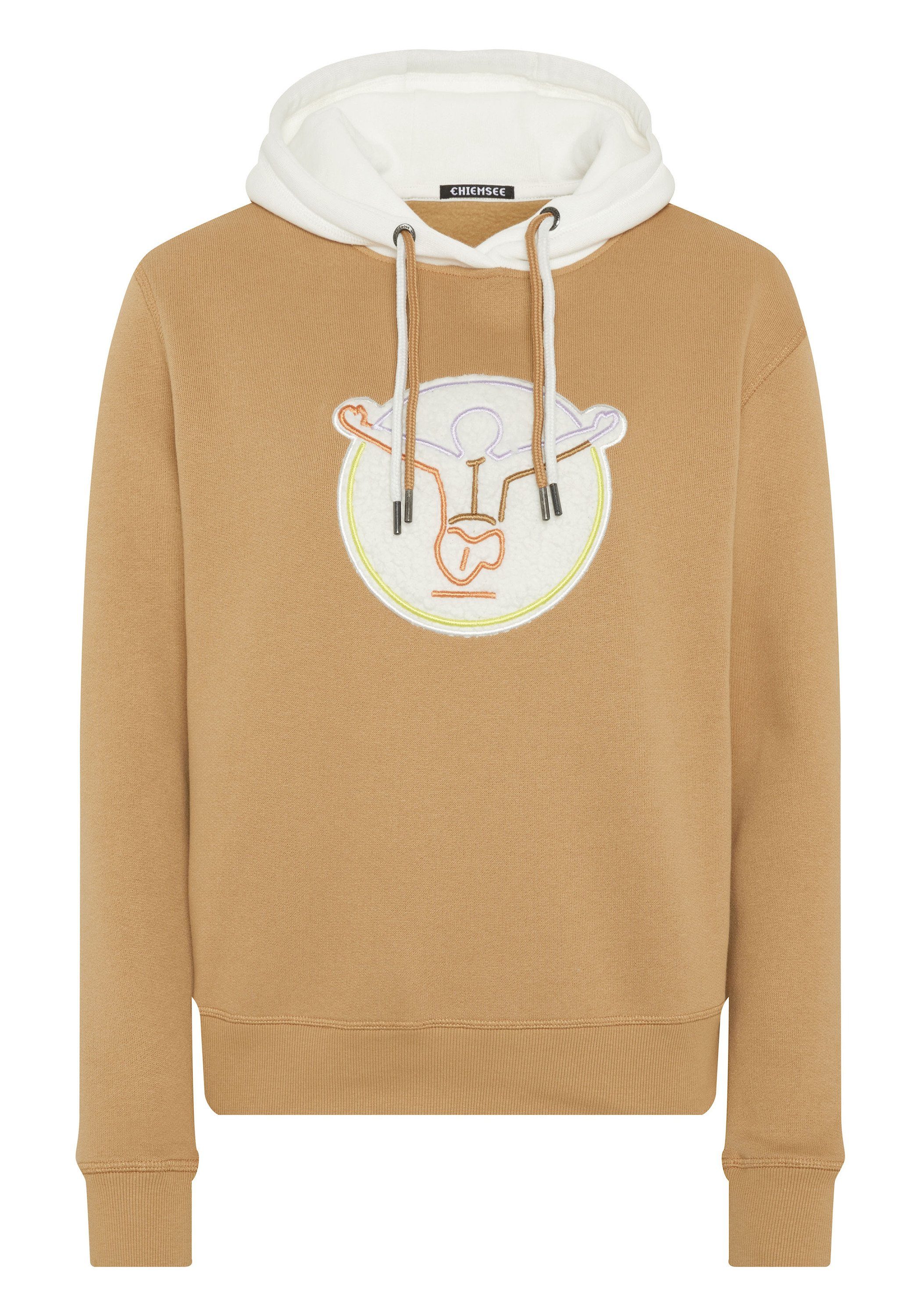 Chiemsee Kapuzensweatjacke Hoodie mit Label-Aufnäher 1