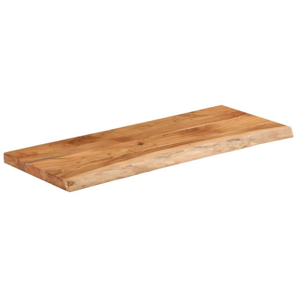 vidaXL Waschtisch 140 x 60 x 25 cm Badezimmer Waschtischplatte 140x60 cm Massivholz Akaz