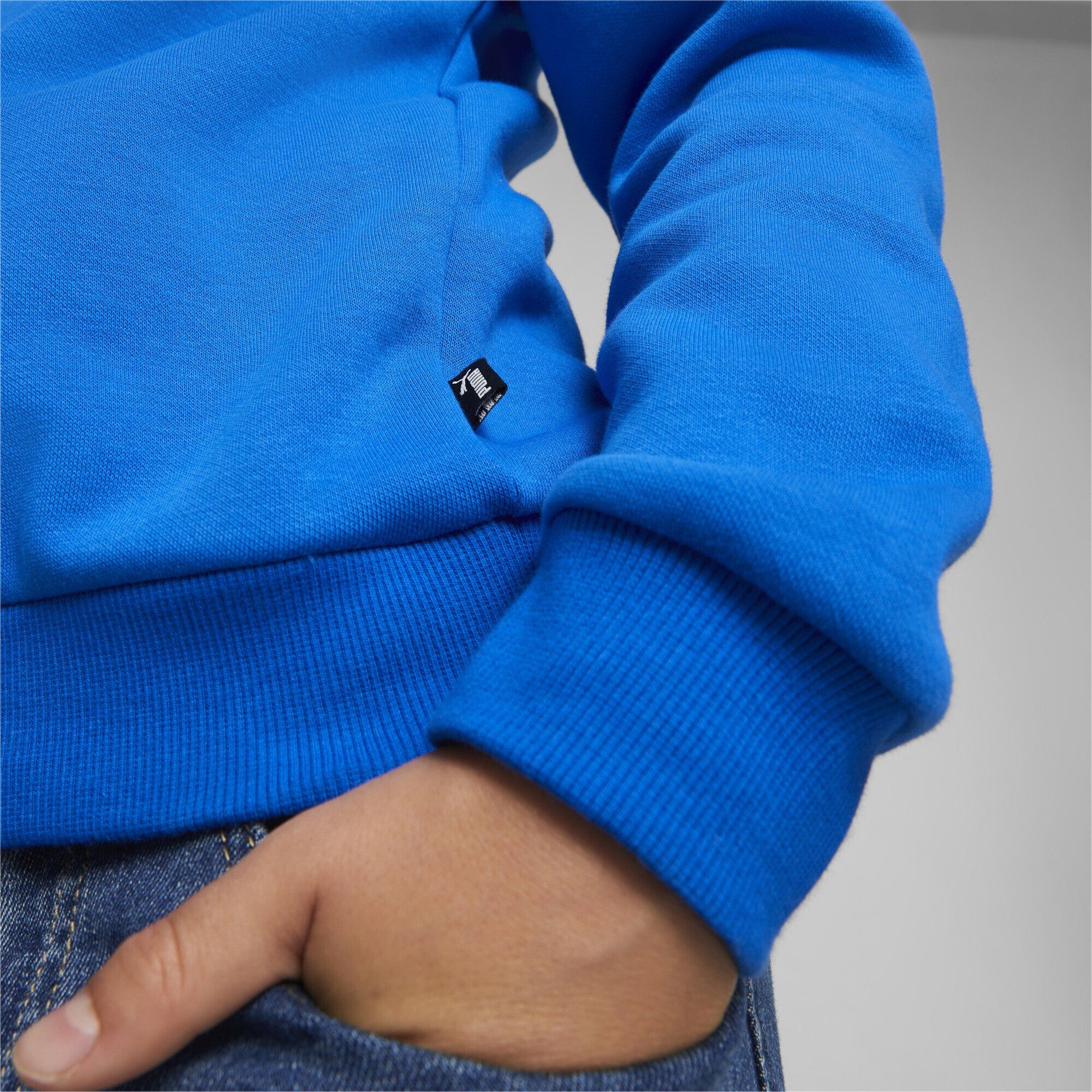 Two-Tone Jungen Big Sweatshirt PUMA Sweatshirt Racing Blue Essentials+ Logo