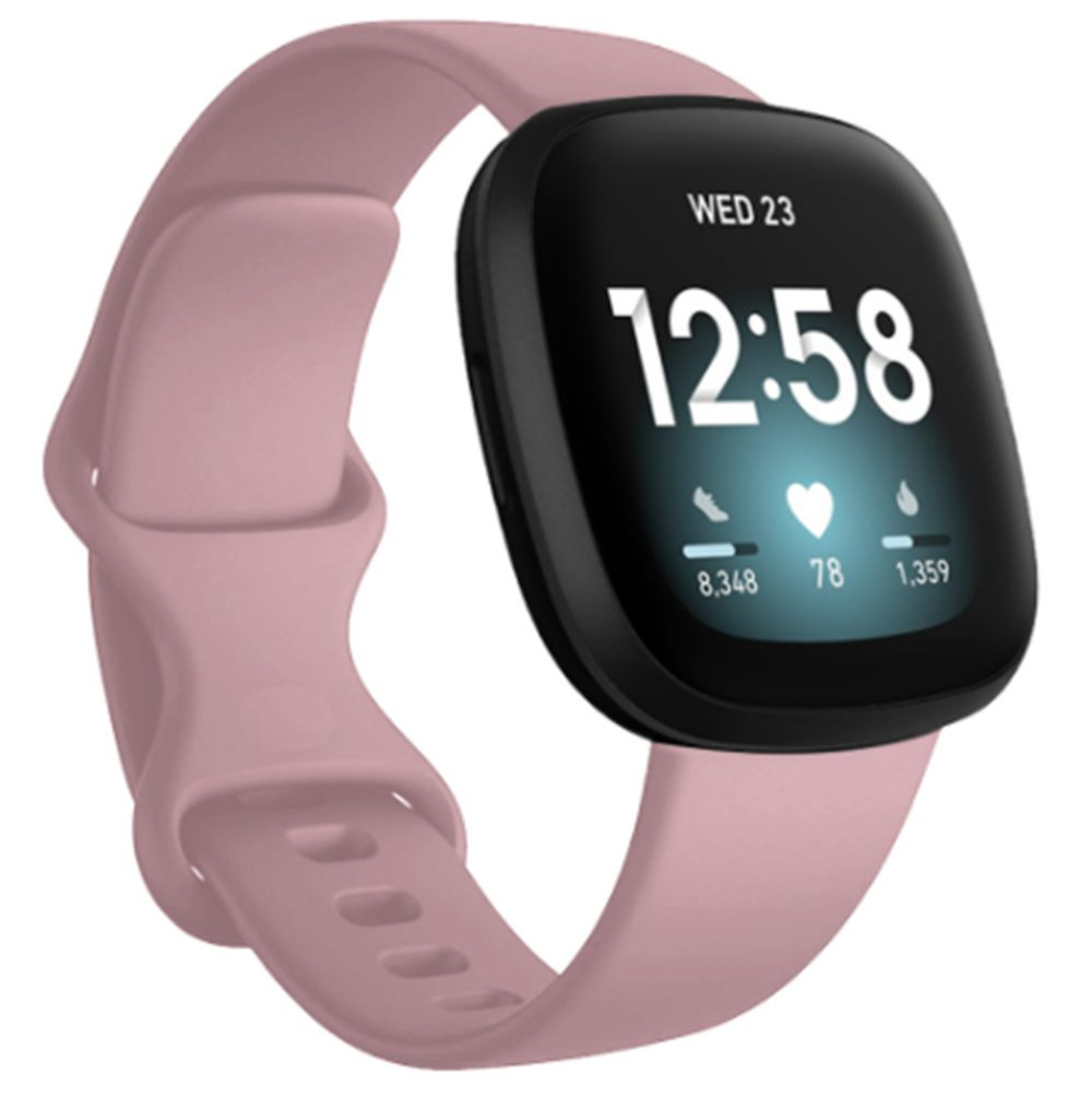 ELEKIN Smartwatch-Armband Kompatibel mit Fitbit Sense/Versa 3 Armband für Damen Herren rosa