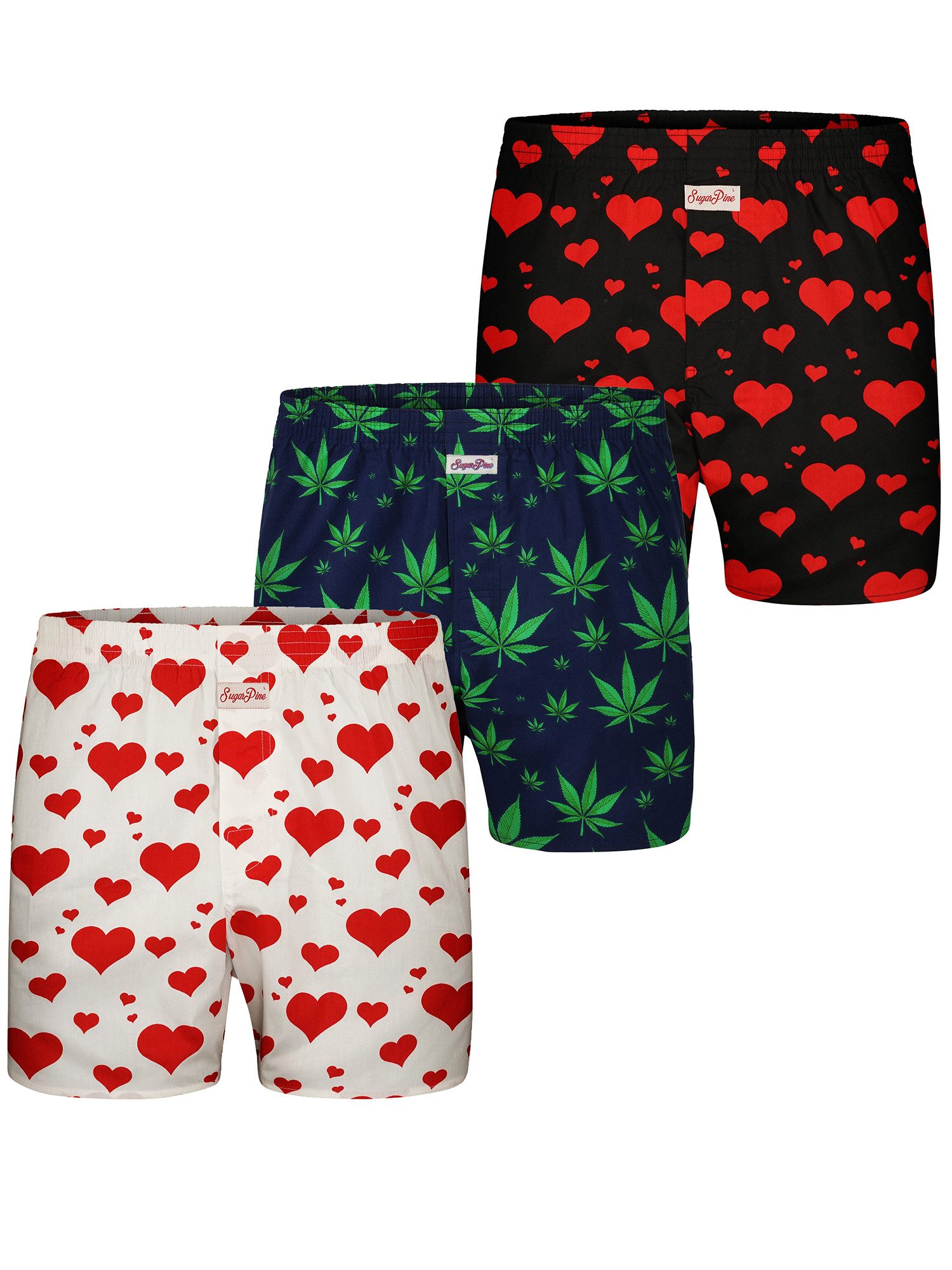 Sugar Pine Boxer Motiv Print Mix (3-St) Sugar Pine Boxershorts