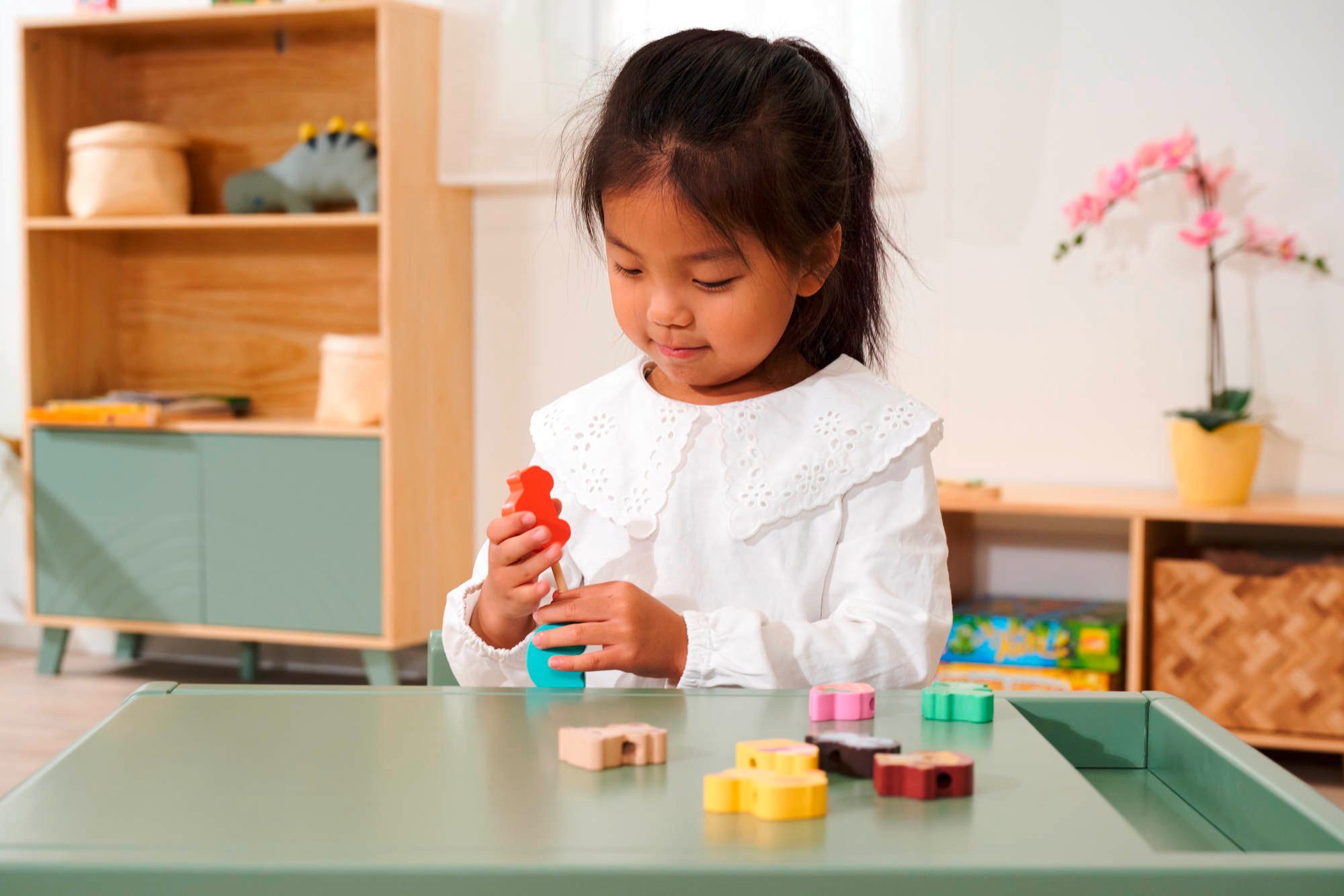 Eichhorn Motorikbrett Kleinkindwelt Motorikspielzeug Games Fädelspiel 100002807
