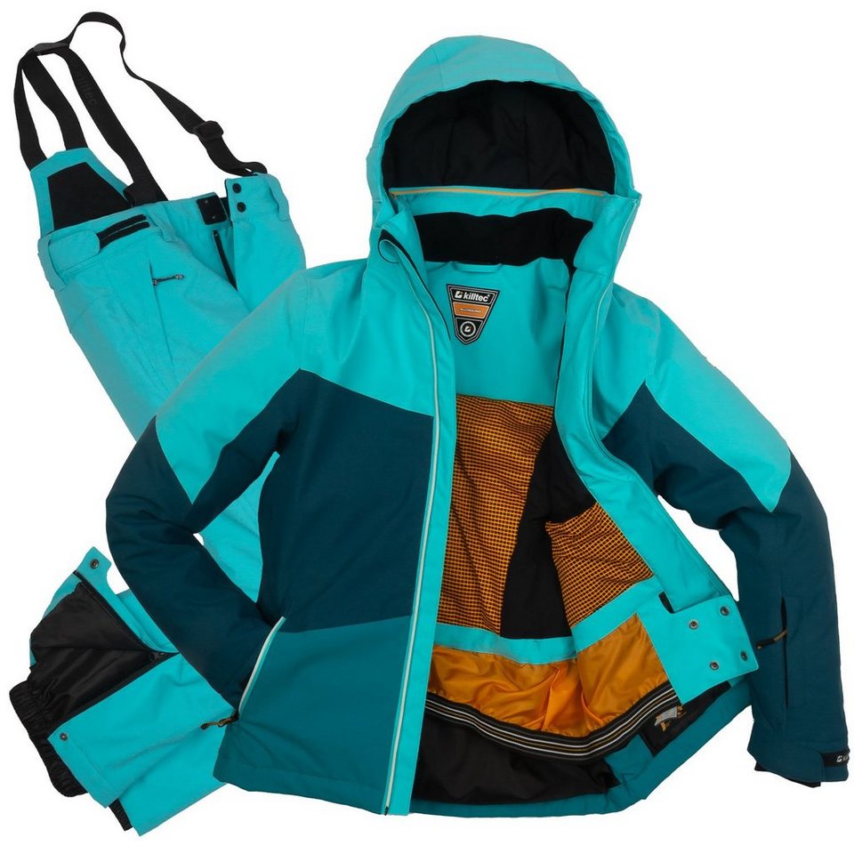 Killtec Skianzug Mädchen Kinder Skijacke + Skihose (Türkis, Gr. 128)