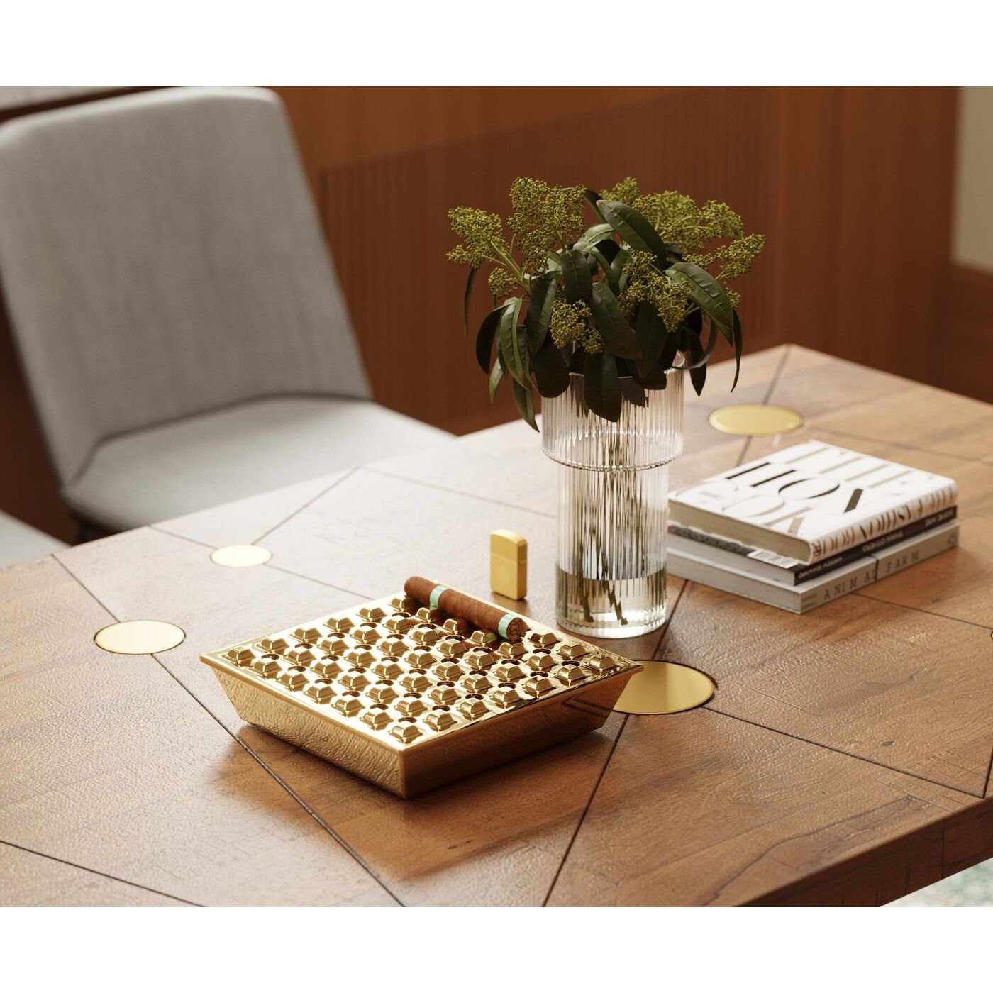 Kare Design Aschenbecher Soho Square, 25x25 cm