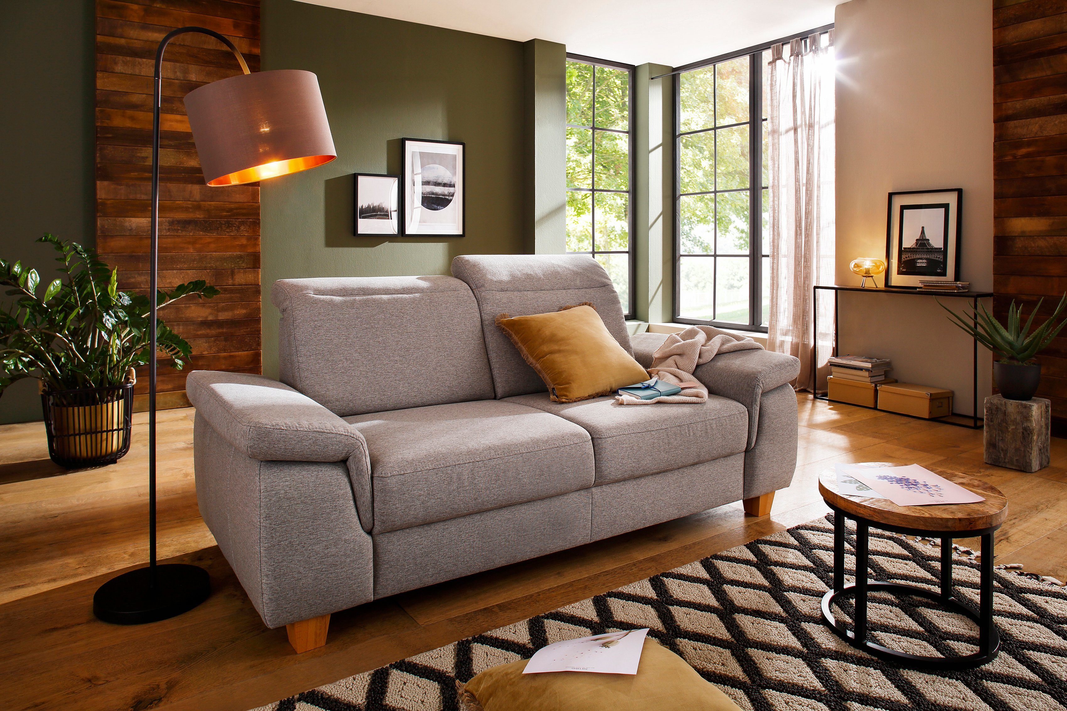 my home Stehlampe JOSIE, ohne Leuchtmittel, Stehleuchte mit flexiblem, schw günstig online kaufen