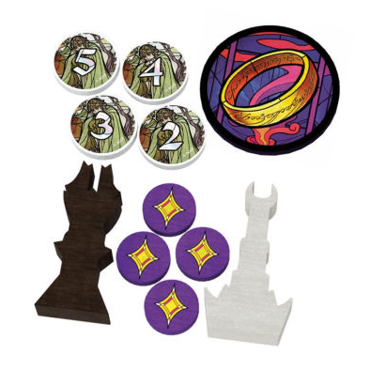 Asmodee Spiel Der Herr Der Ringe Die Zwei Türme Stichspiel Kartenspiel kooperativ