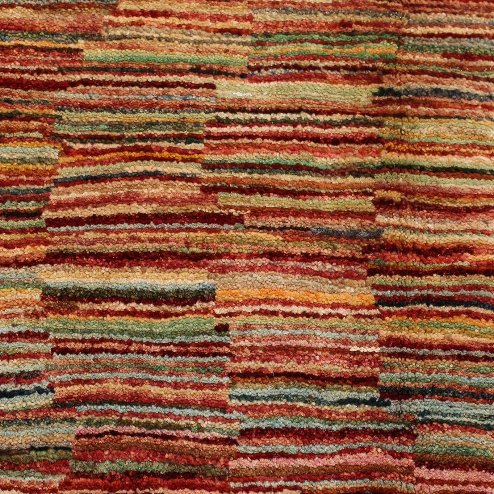 x Streifen mm, 114 8 cm, Wollteppich Höhe: rechteckig, 178 Multicolore morgenland, Handgeknüpft