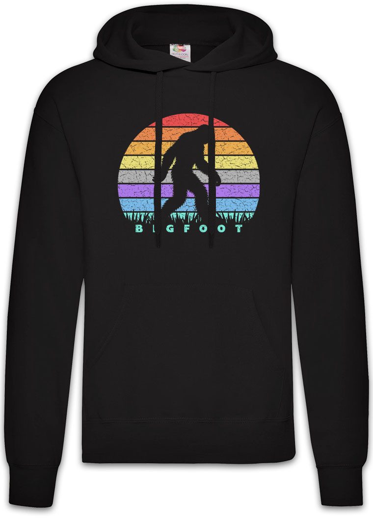 Hoodie Bigfoot Herren Hoodie Bergmensch Schneemensch Yeti Sasquatch Alien
