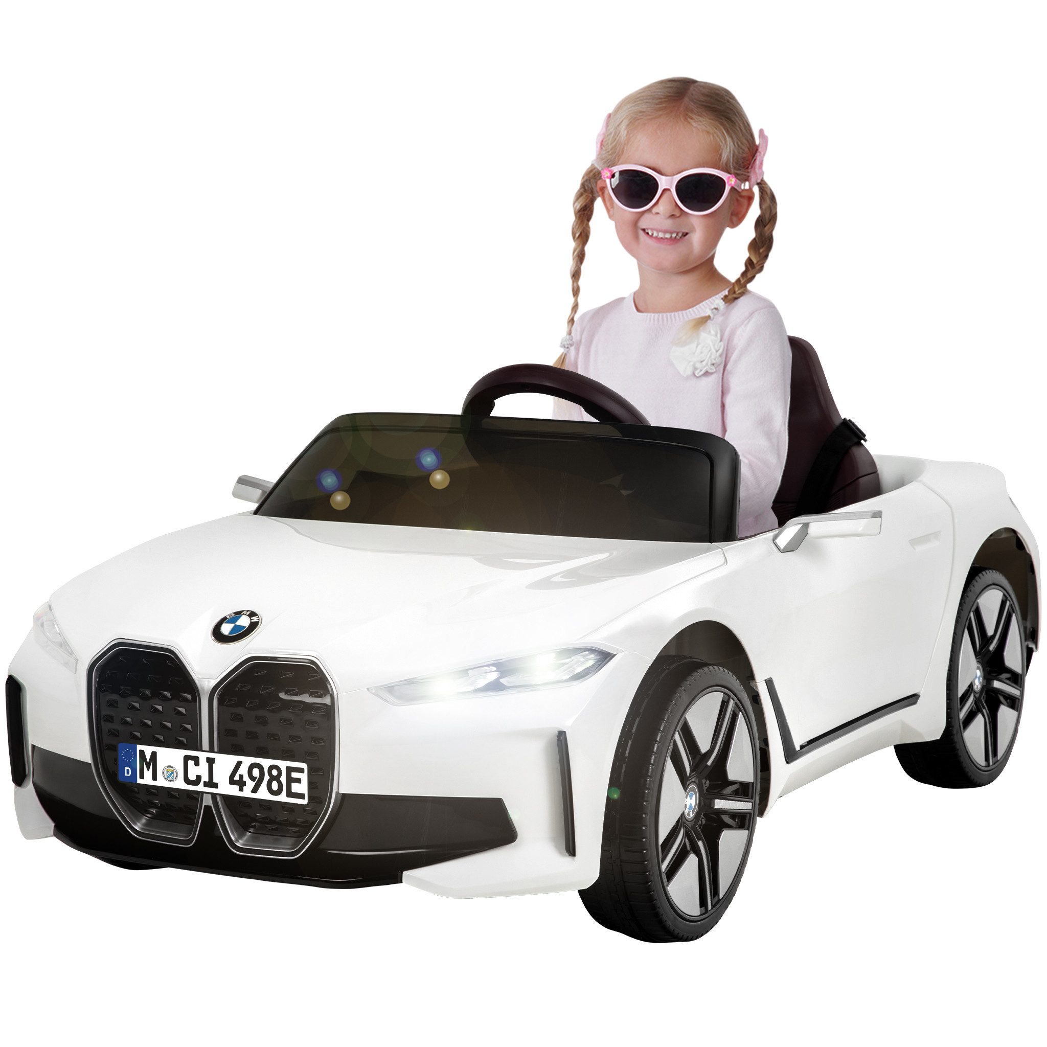 Actionbikes Motors Elektro-Kinderauto BMW i4 Kinder Elektroauto ab 3 Jahre, günstig online kaufen