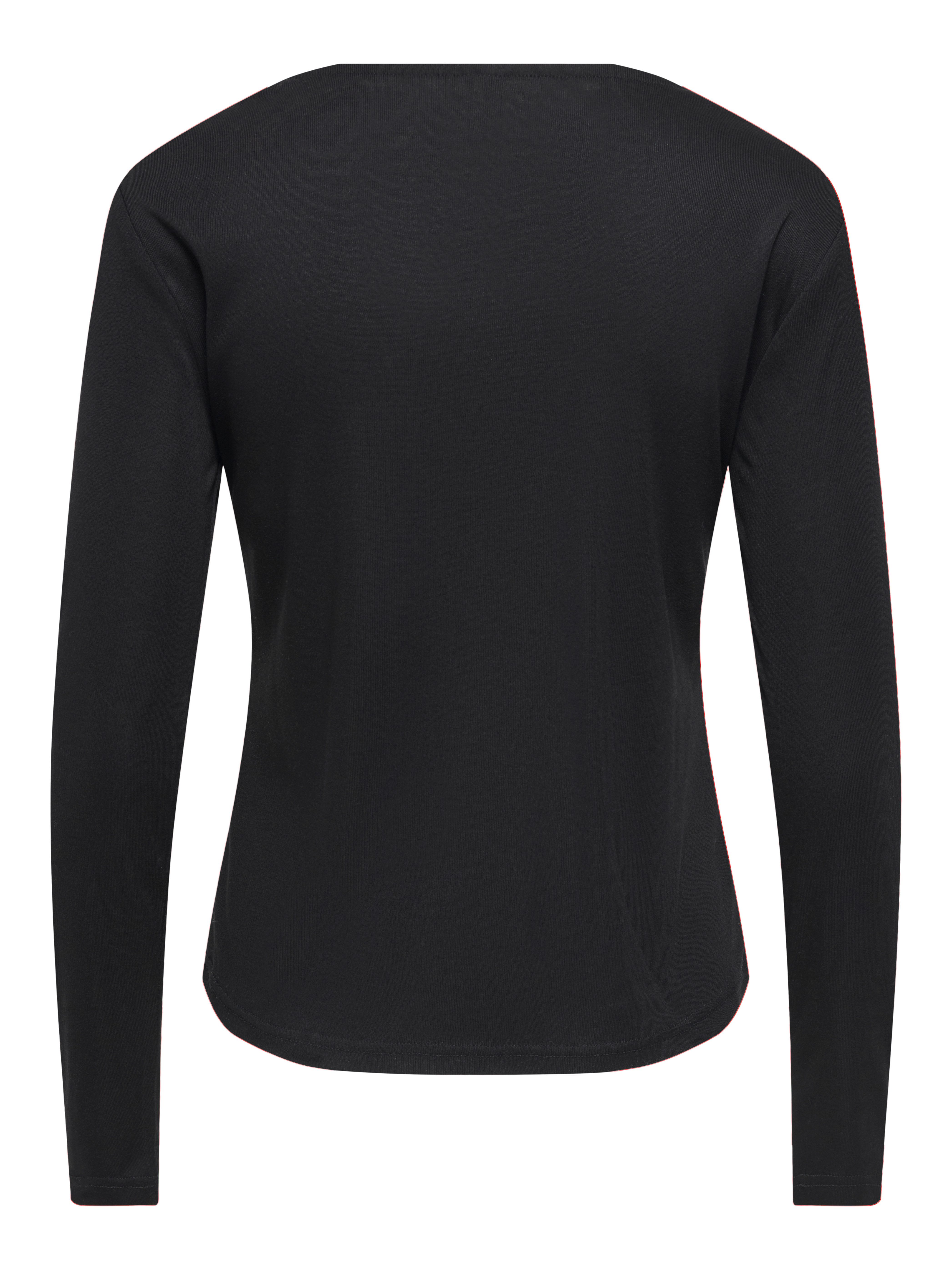 ONLY Langarmshirt ONLIDA L/S V NECK LACE TOP CS JRS Viskosemischung, regular fit